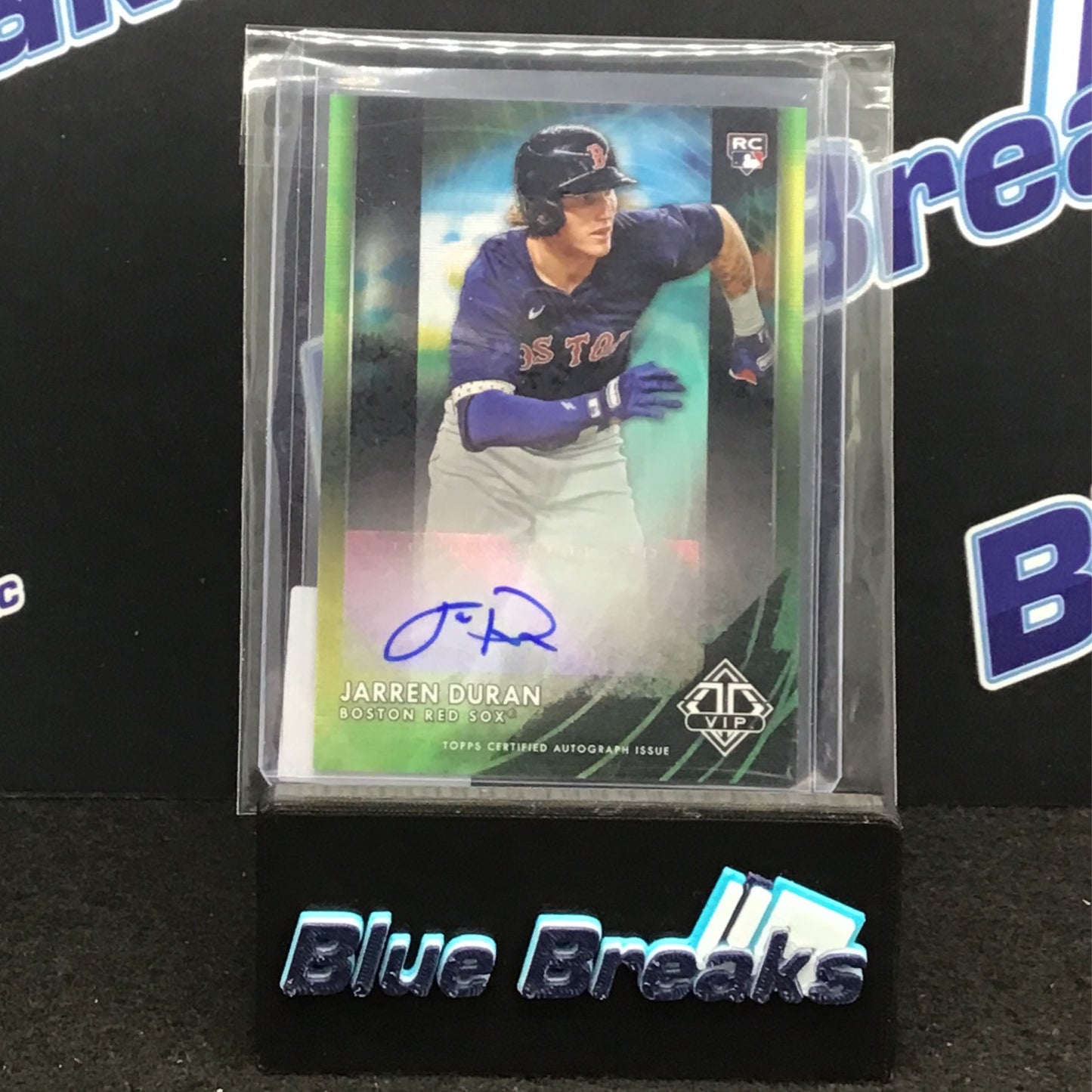 2022 Topps Transcendent Collection VIP Jarren Duran auto 19/20 #VIP-JD Red Sox