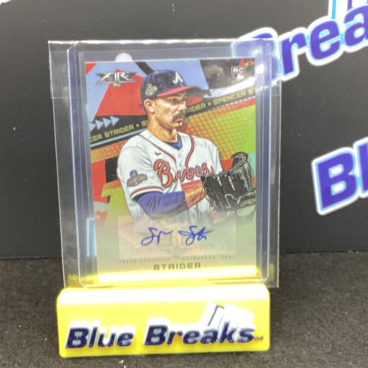 2022 Topps Fire - Spencer Strider - Atlanta Braves - Auto