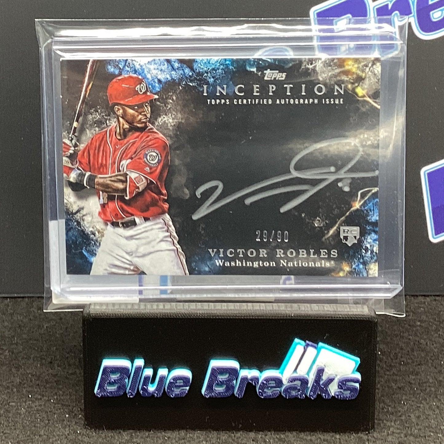 2018 Topps Inception Victor Robles auto 29/90 #SS-VR Nationals