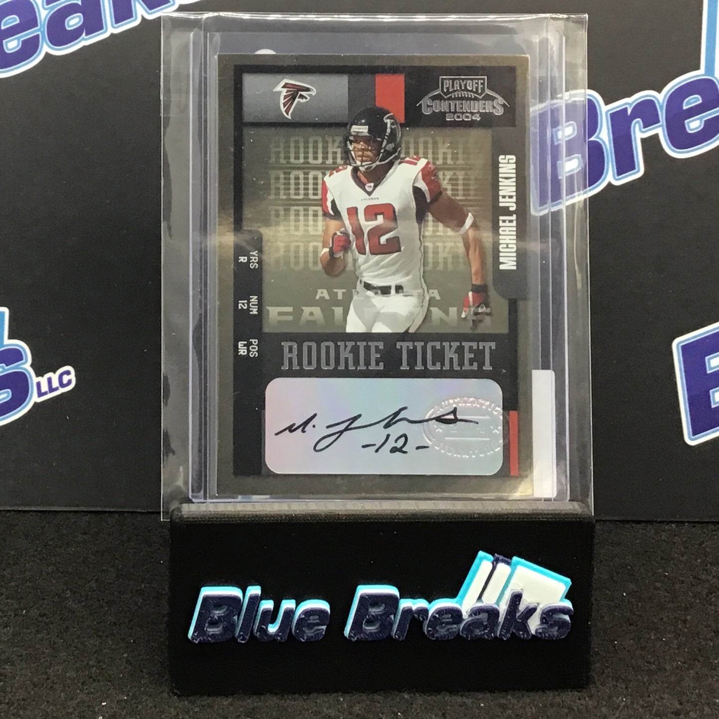 2004 Donruss Playoff Contenders Rookie Ticket Michael Jenkins auto #159 Falcons