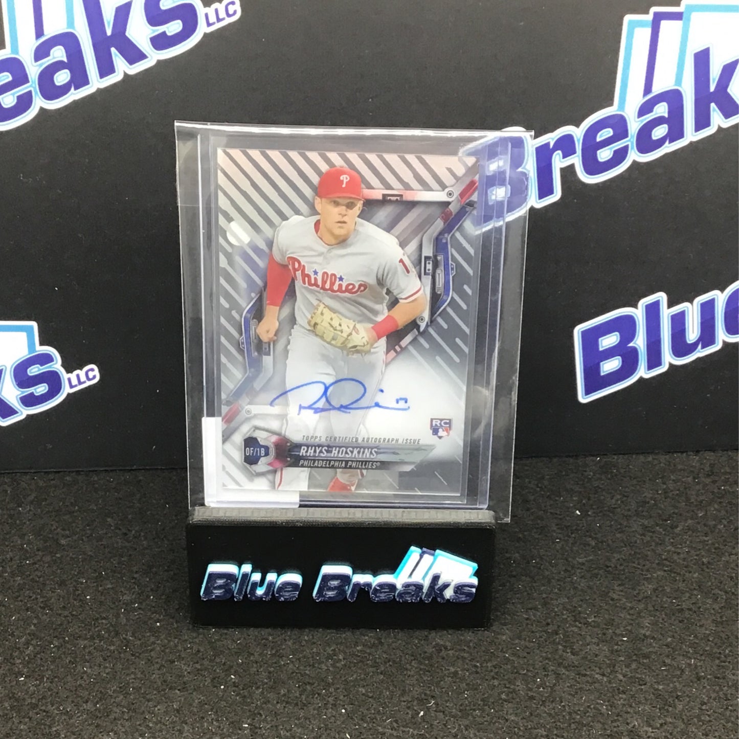 2018 Topps Clearly Rhys Hoskins auto #HT-RH Phillies