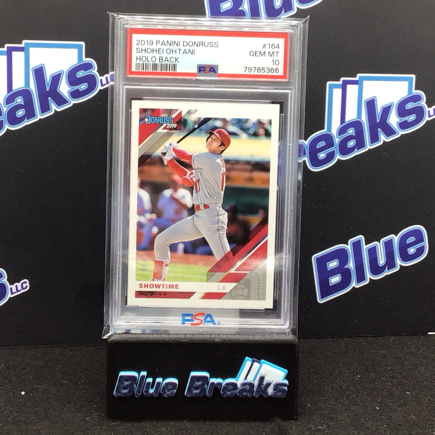 2019 Panini Donruss Holo Back Shohei Ohtani #164 PSA 10 Angels
