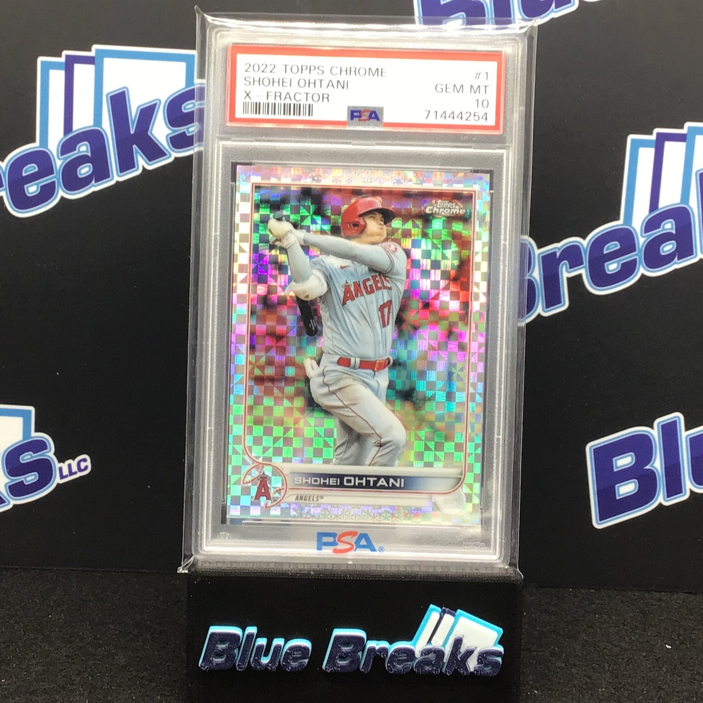 2022 Topps Chrome X-Fractor Shohei Ohtani #1 PSA 10 Angels