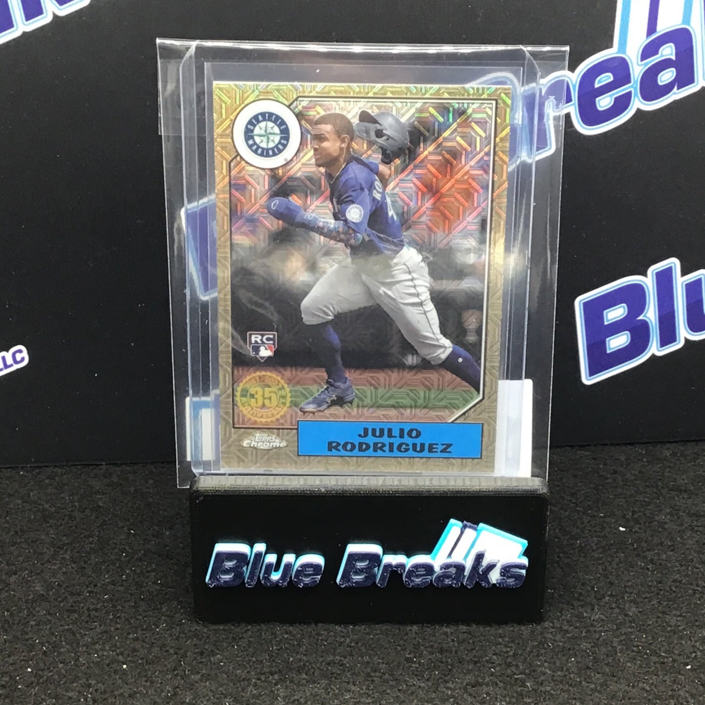 2022 Topps Chrome Mojo 35th Anniversary Julio Rodriguez #T87C-30 Mariners