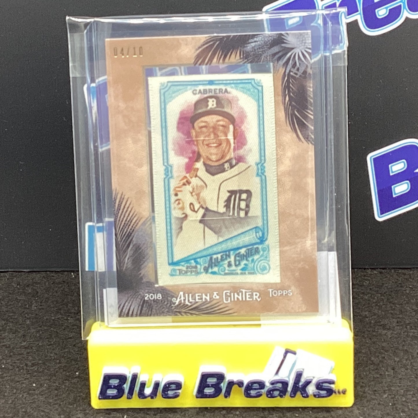 2018 Allen & Ginter Miguel Cabrera Mini Silk 04/10