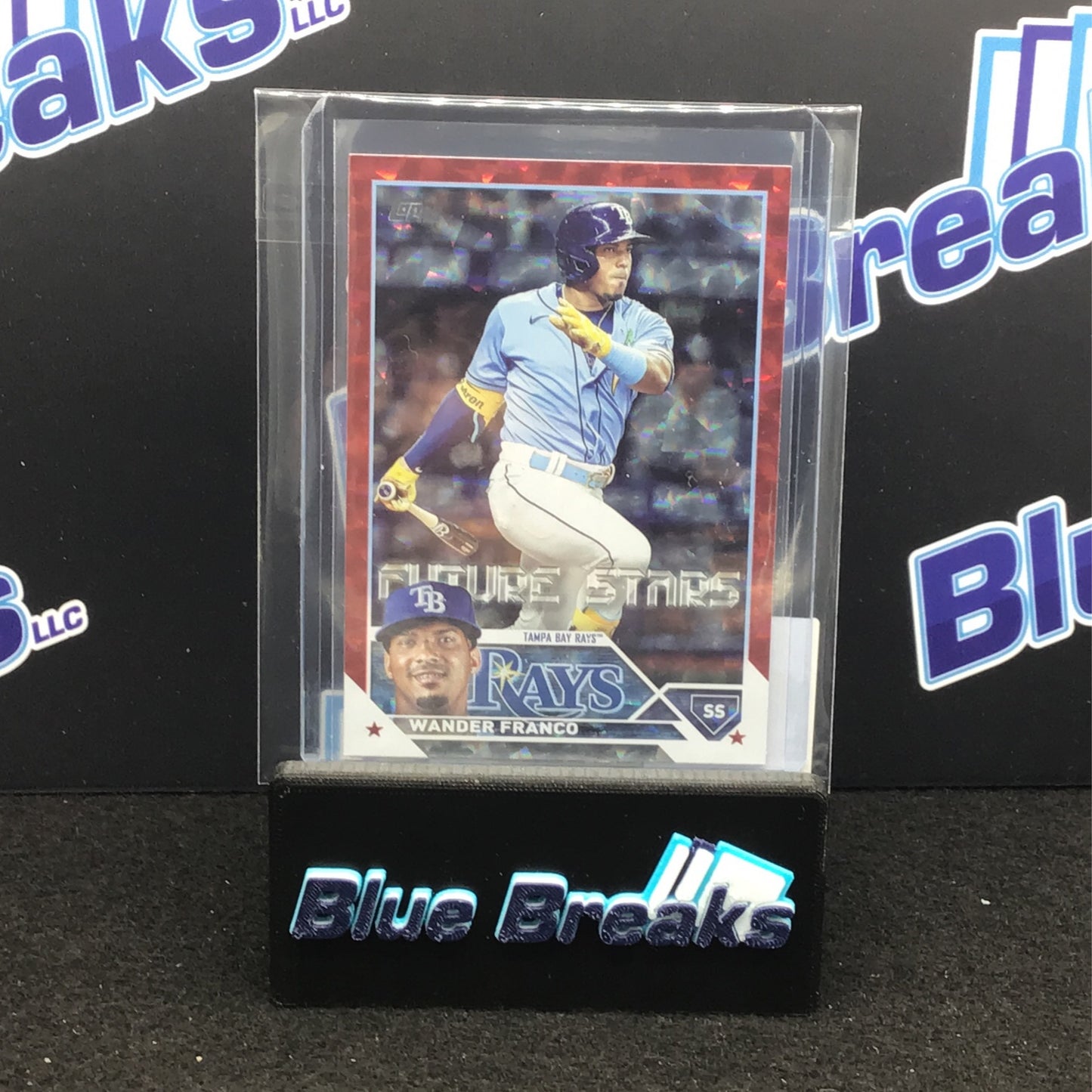 2023 Topps Series One Red Foil Wander Franco 115/199 #215 Rays