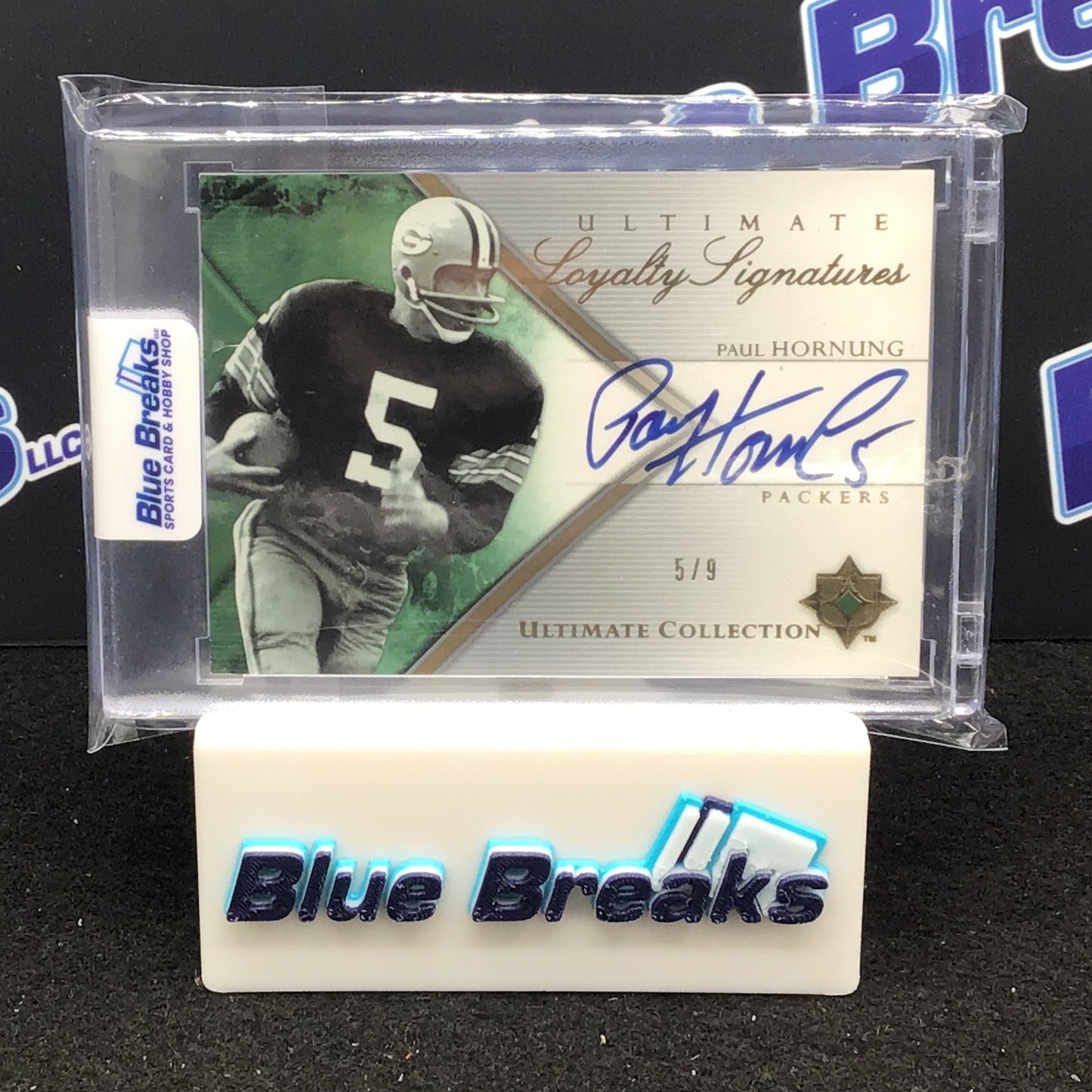 2006 Upper Deck - Ultimate Collection - Loyalty Signatures - Paul Hornung - Green Bay Packers 0 5/9
