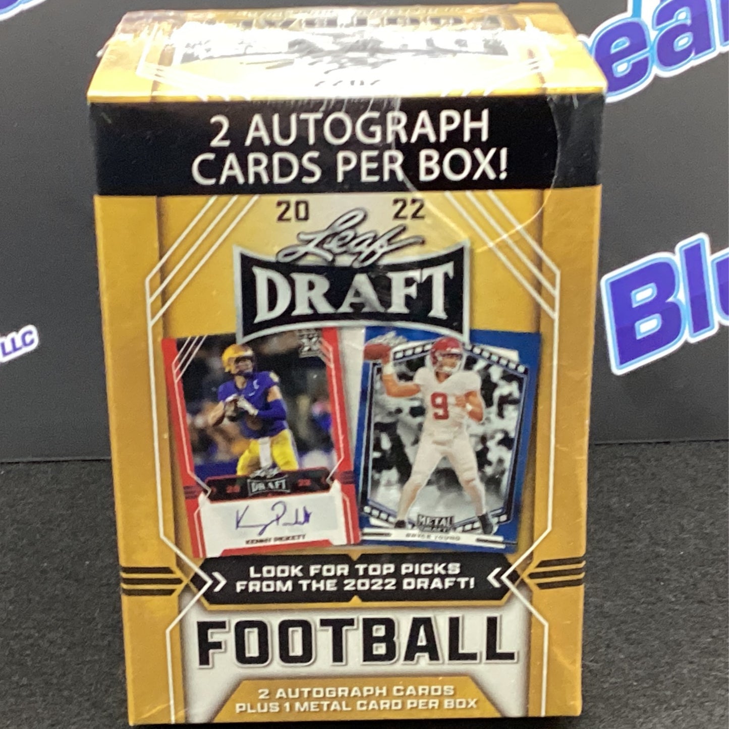 2022 Leaf Draft Football Blaster Box - Yellow