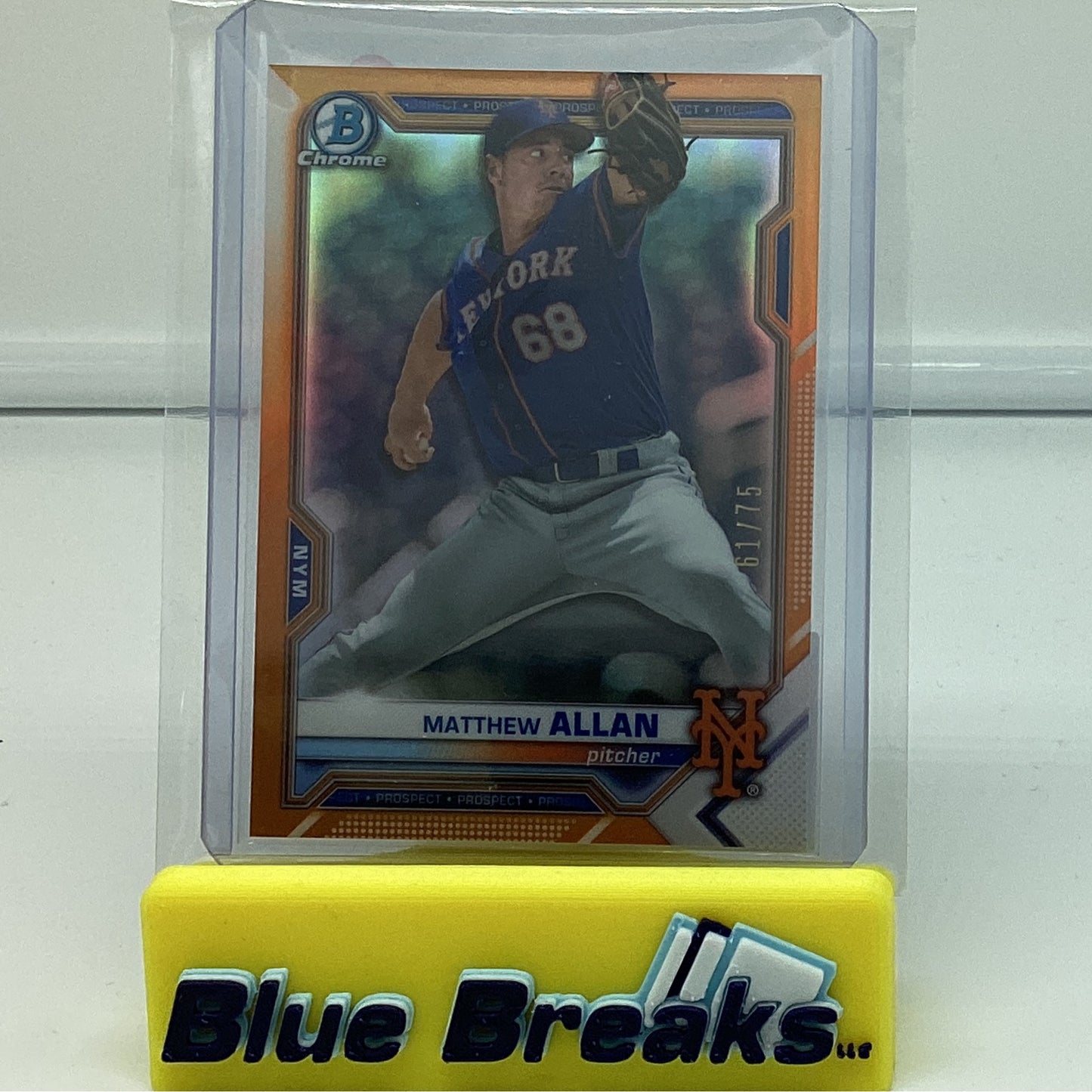 2021 Bowman Chrome - Matthew Allan 61/75
