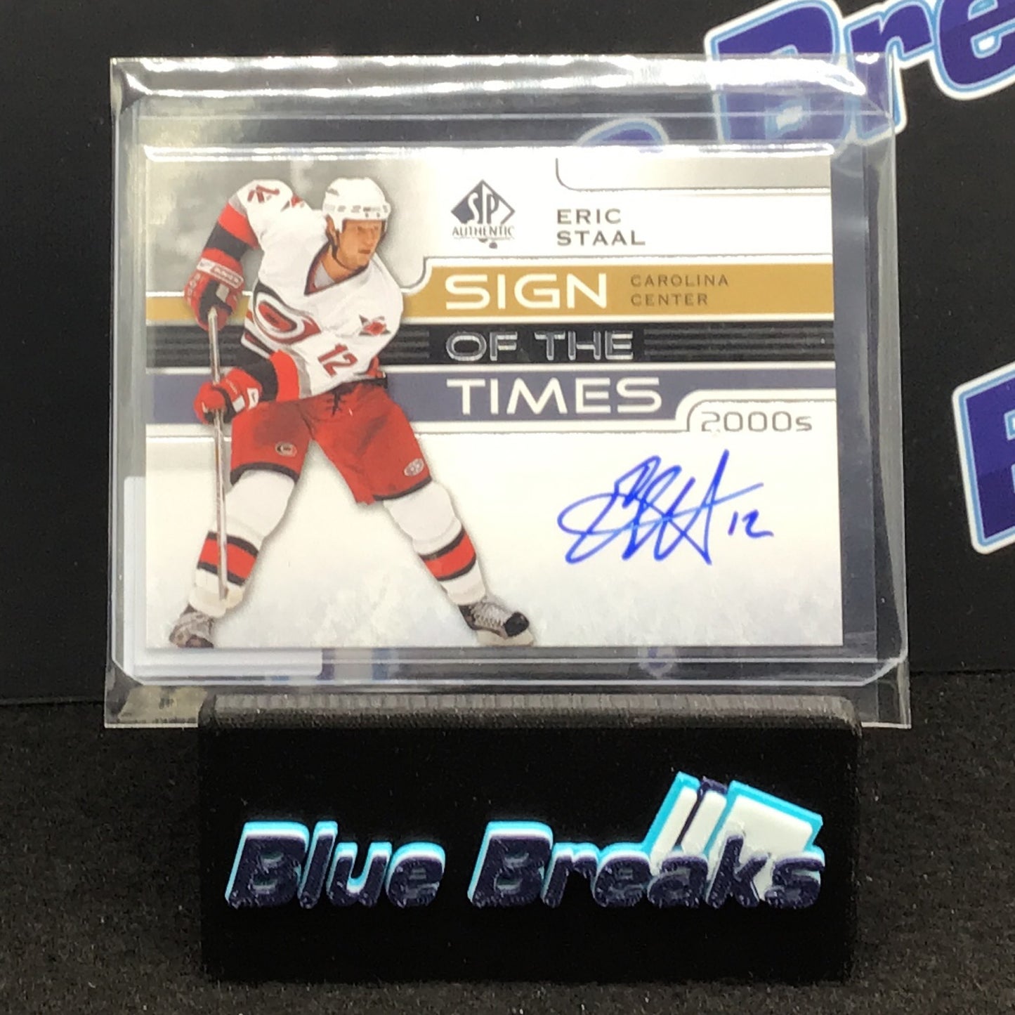 2019-20 SP Authentic Sign of the Times 2000s Eric Staal auto #STOO-ES Hurricanes