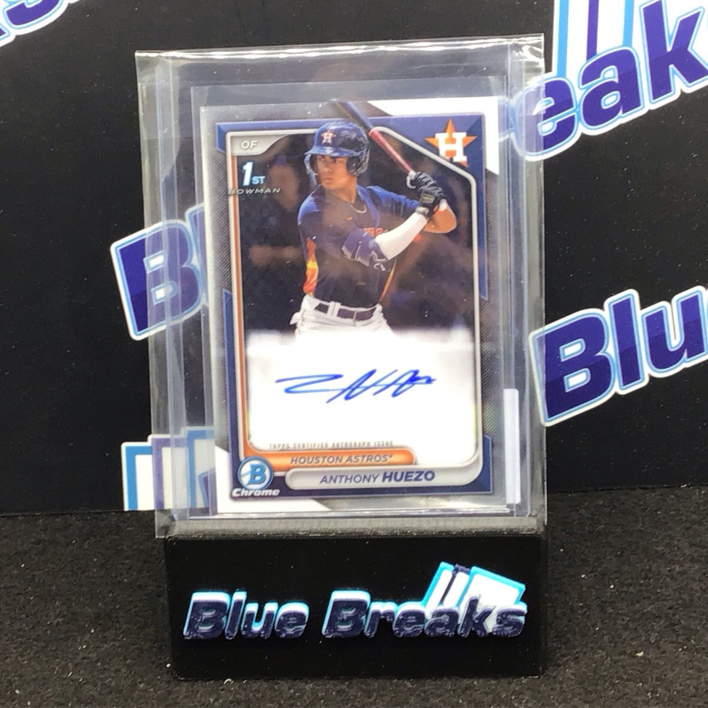 2024 Bowman 1st Bowman Chrome Prospect Anthony Huezo Auto #CPA-AHU Astros