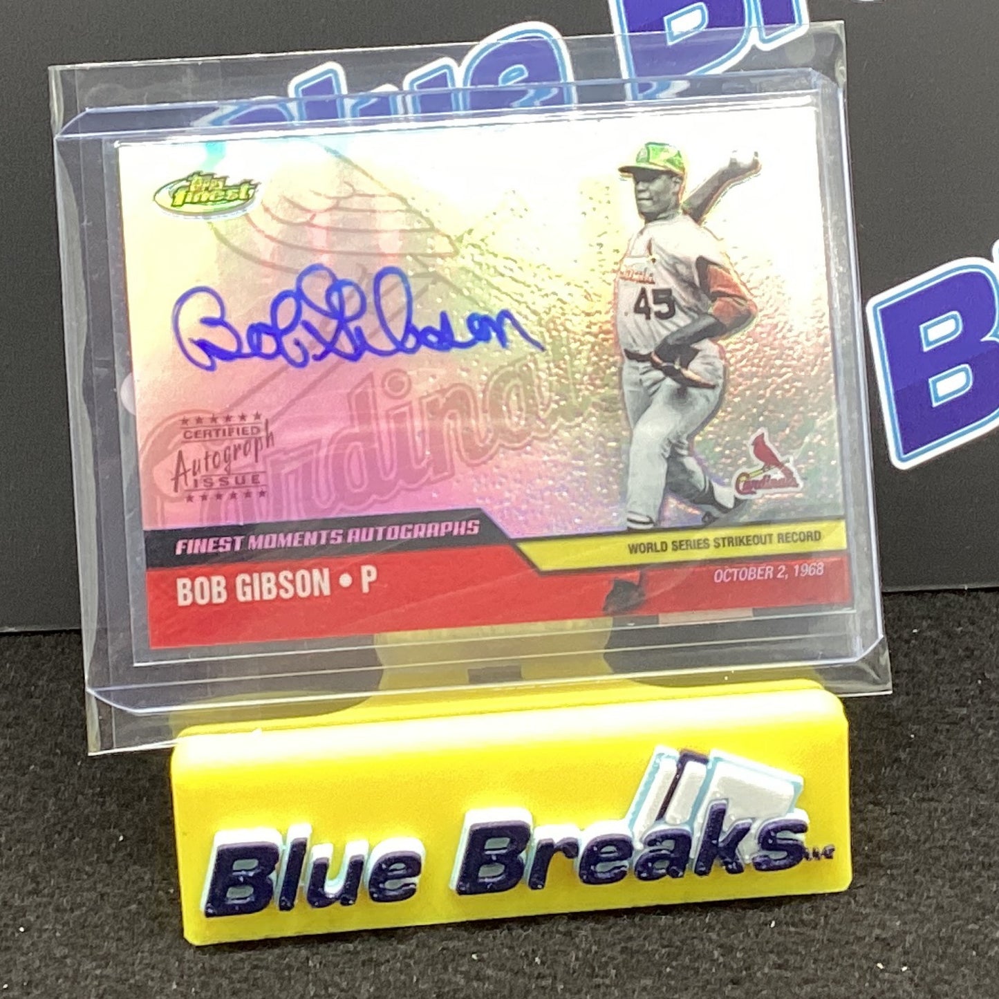 Certified Issue - Bob Gibson (Topps Finest)