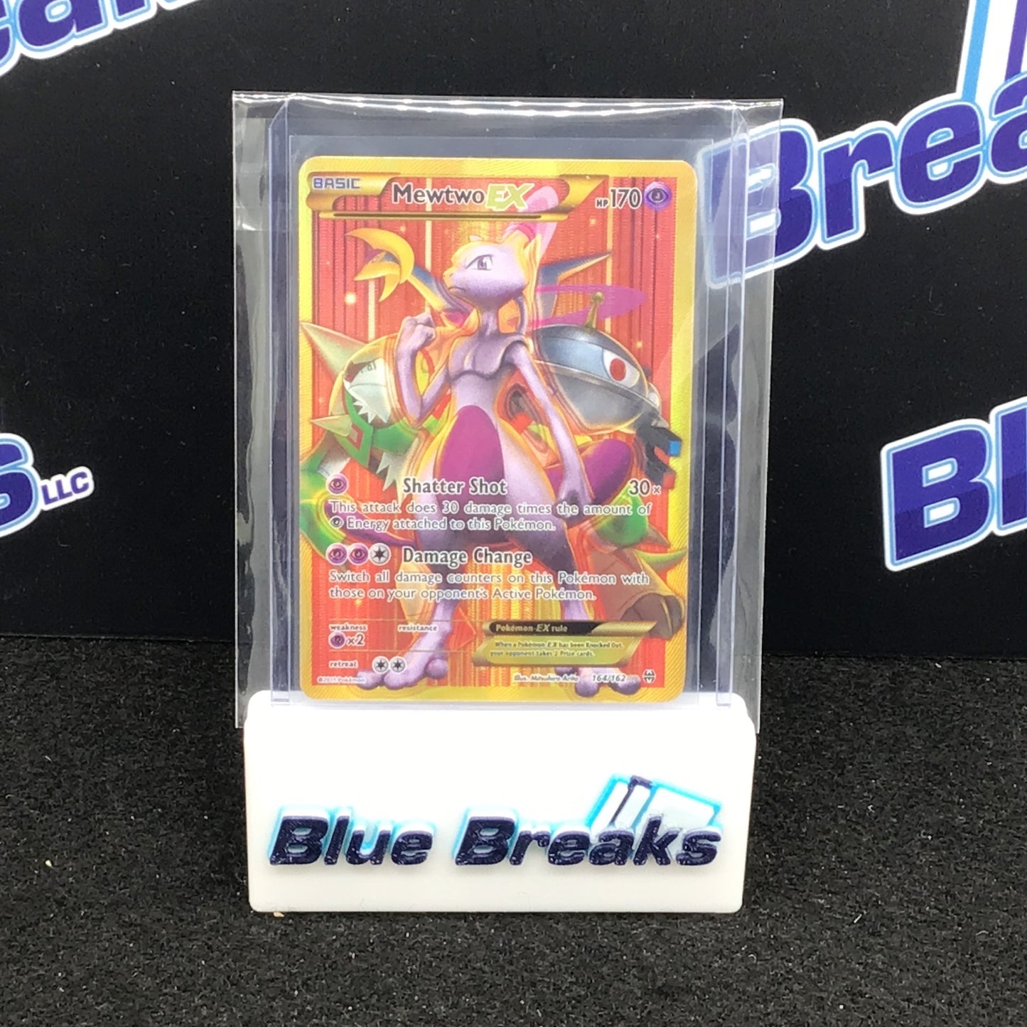 Pokémon TCG Mewtwo-EX BREAKthrough 164/162 Holo Secret Rar