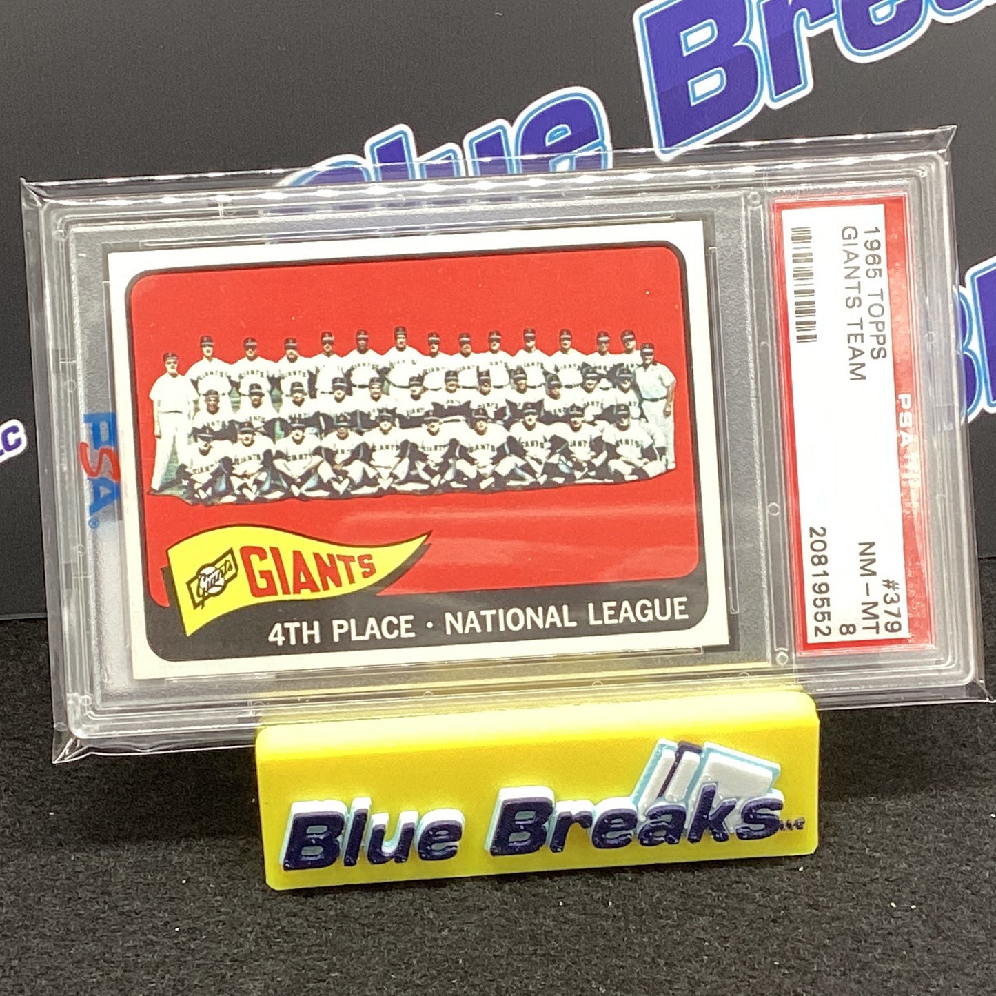 1965 Topps Giants Team PSA NM-MT8
