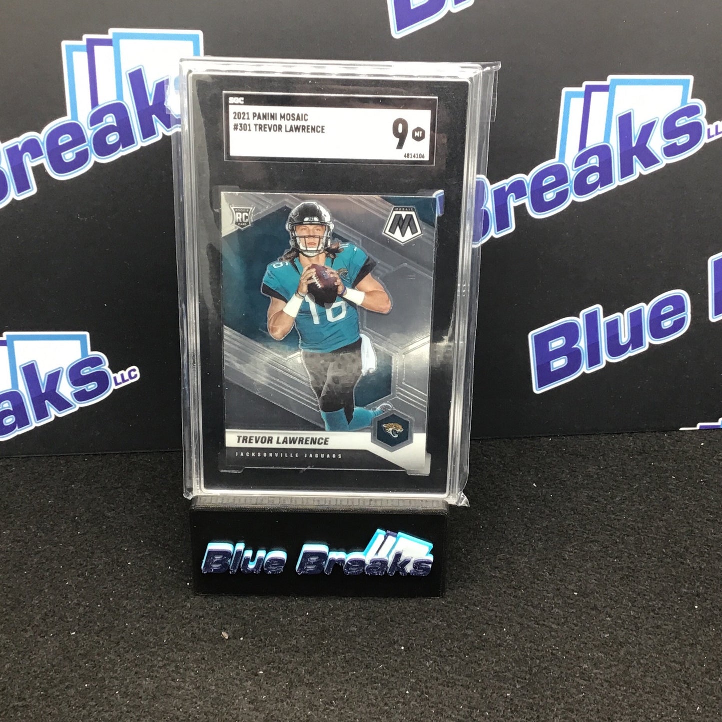 2021 Panini Mosaic - Trevor Lawrence - 301 - Jacksonville Jaguars - SGC 9