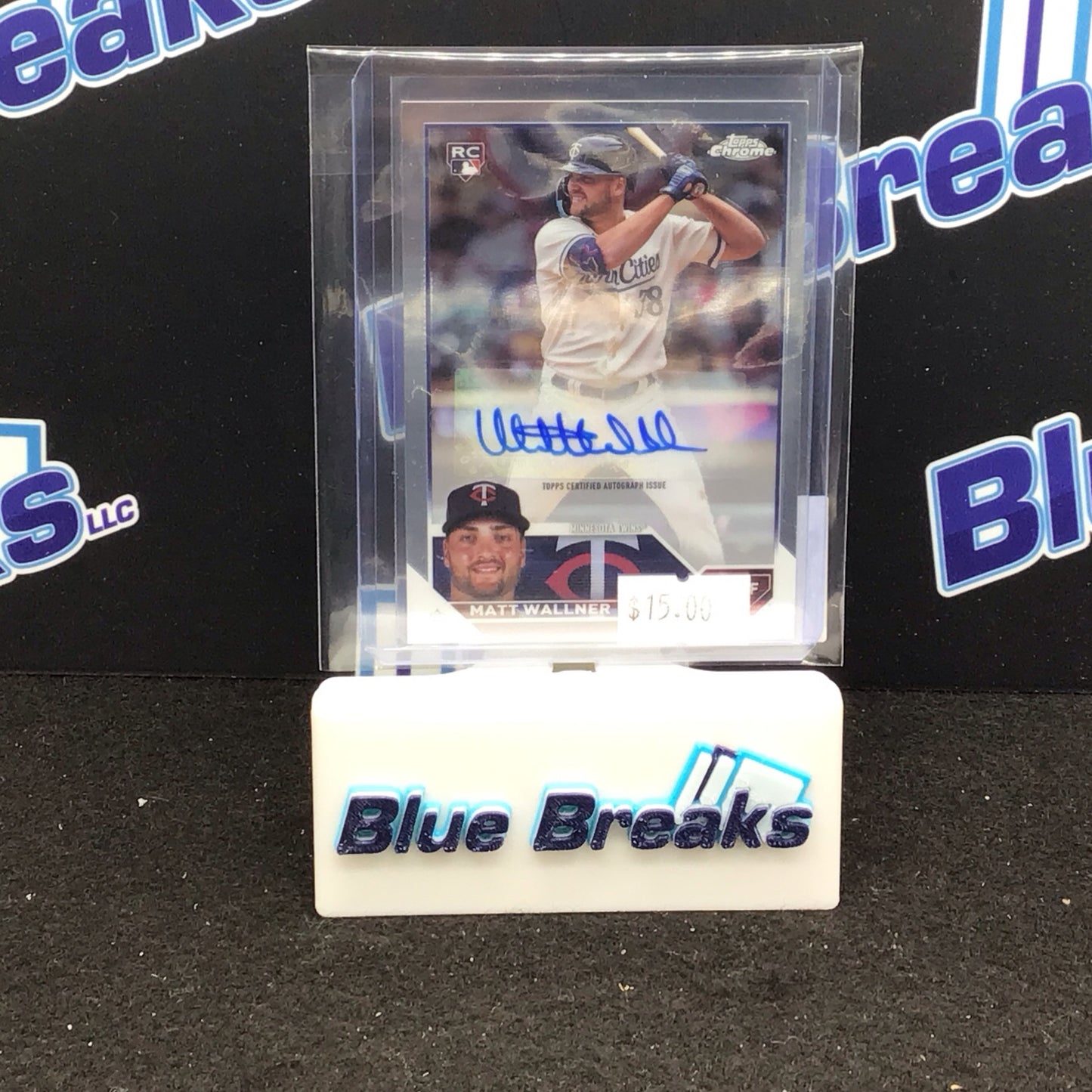 2023 Topps Chrome Matt Wallner auto RC #AC-MW Twins