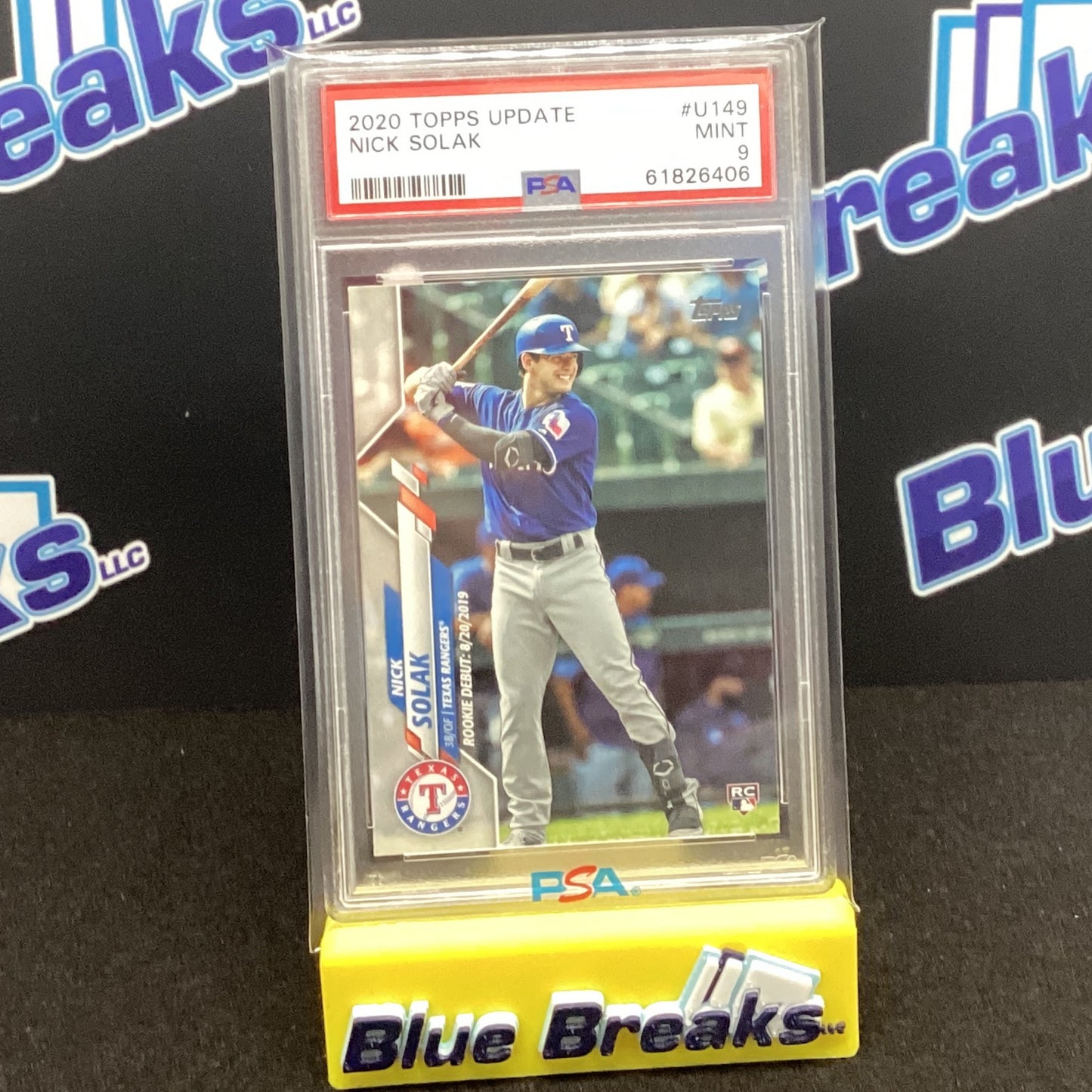 2020 Topps Update Nick Solak PSA 9 #U149