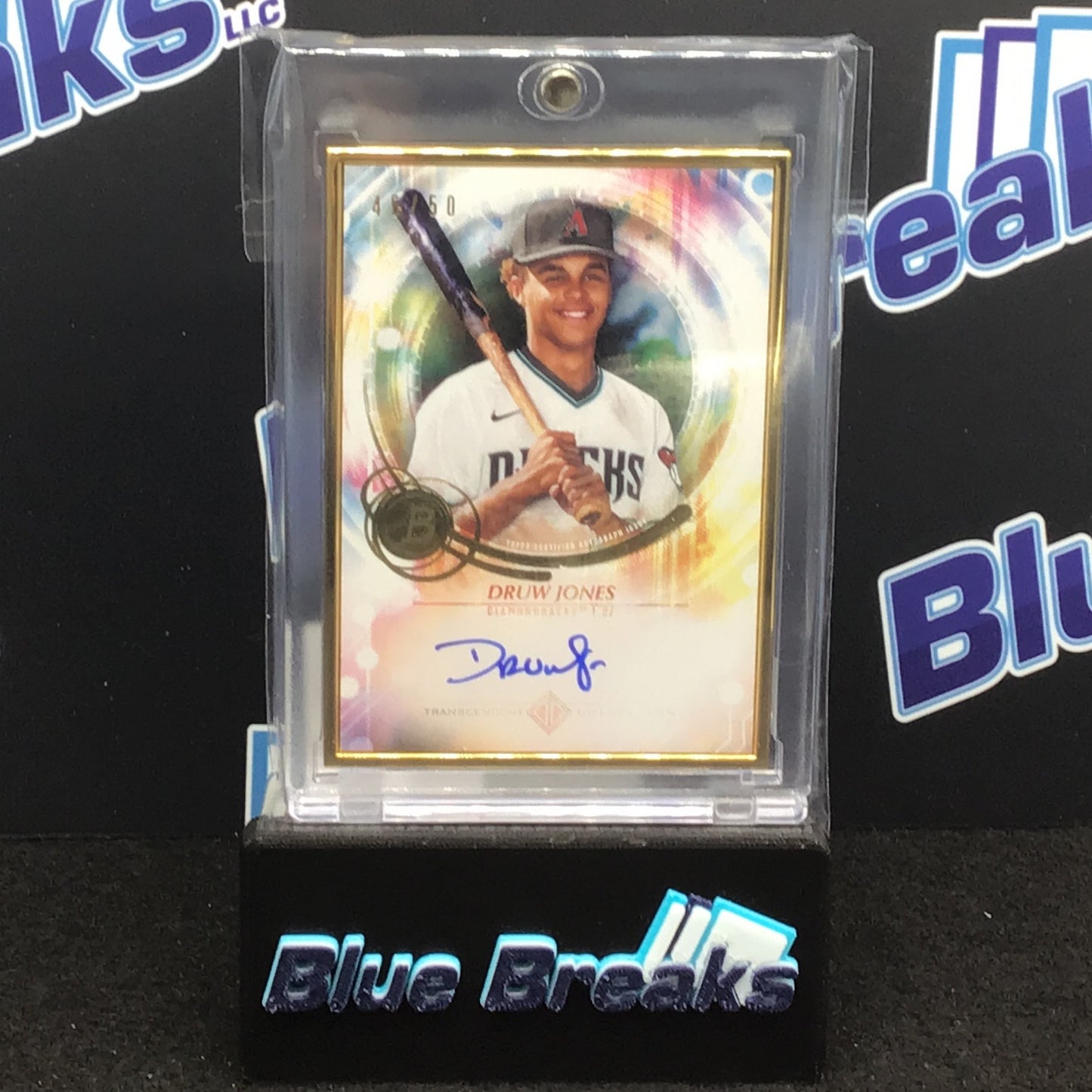 2022 Topps Bowman Transcendent Collection VIP Druw Jones auto 45/50 #DJ-2 Diamondbacks