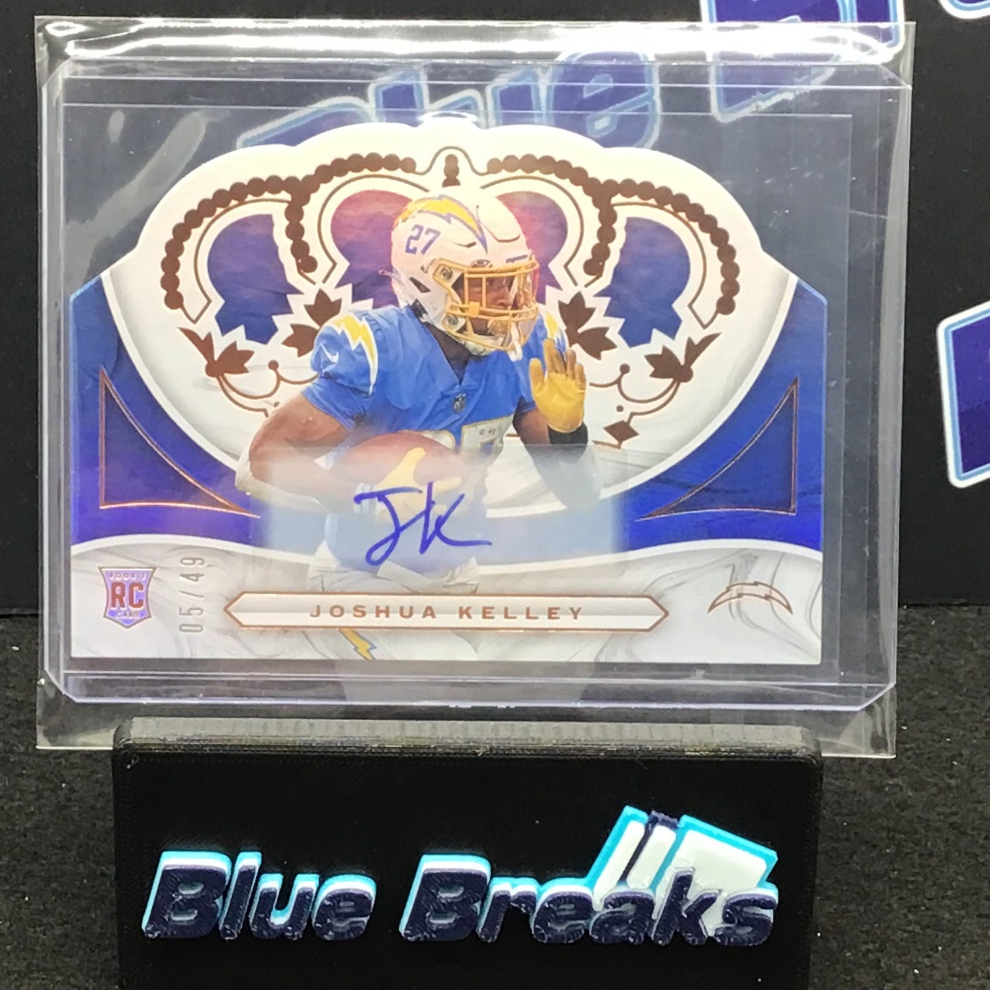 2020 Crown Royale - Joshua Kelley - 5/49 - San Diego Chargers