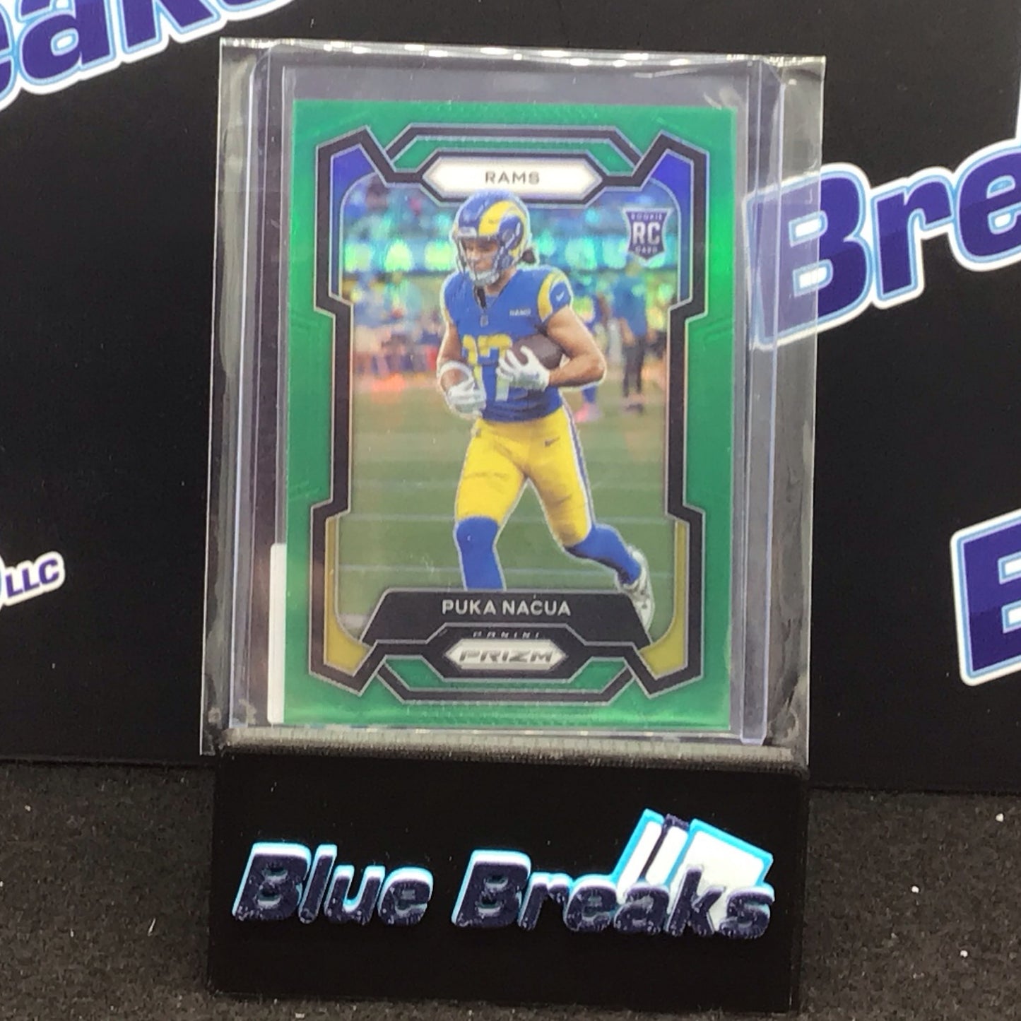 2023 Panini Prizm green Puka Nacua #357 Rams