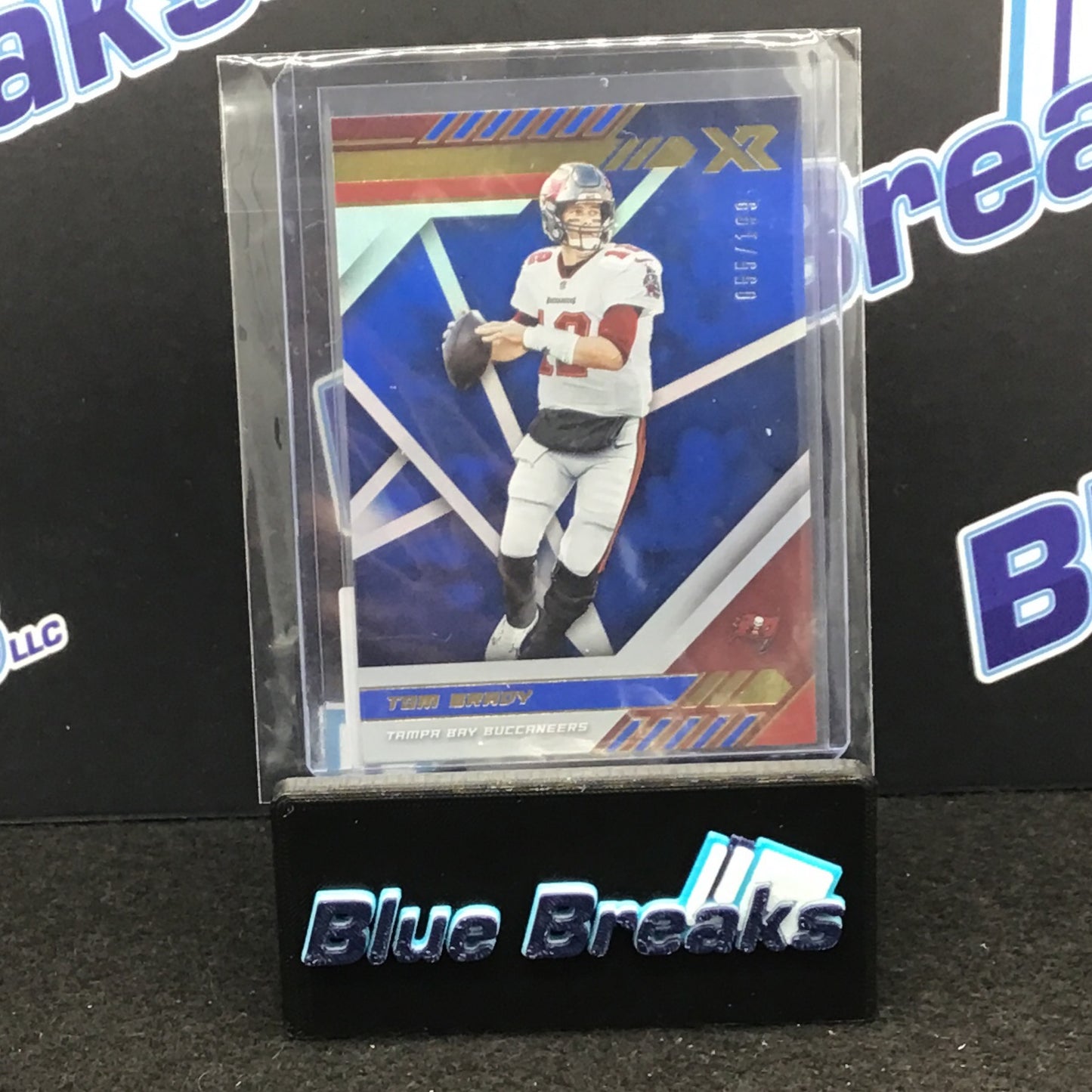 2020 Panini Xr Blue Tom Brady 055/199 #28 Buccaneers