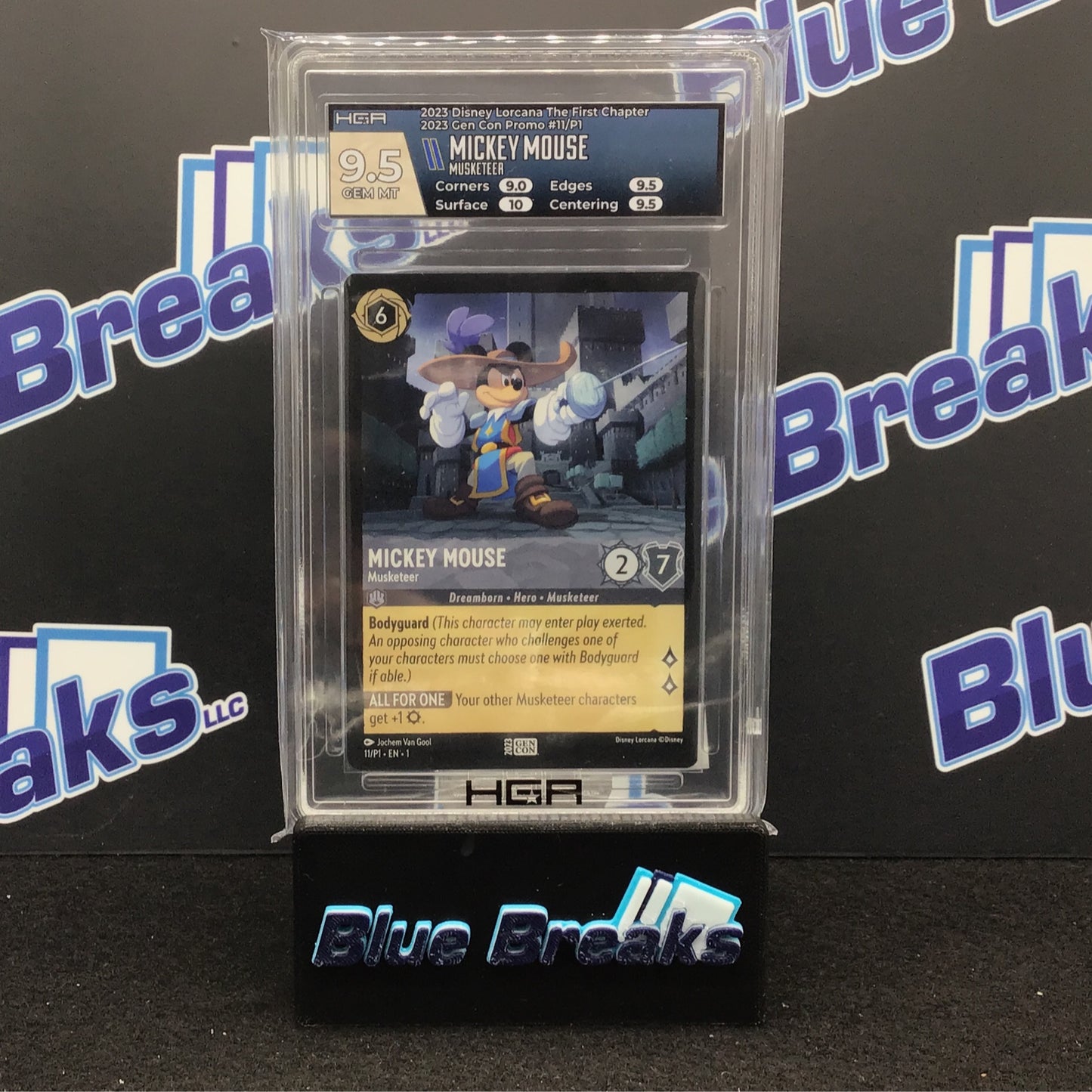 2021 - Disney Lorcana - The First Chapter - 2023 Gen Con Promo - #11/P1 - HGA 9.5