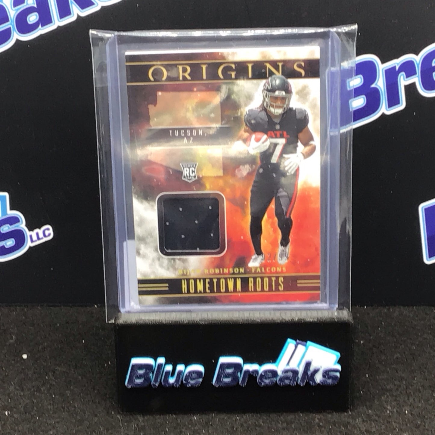 2023 Panini Origins Hometown Roots Bijan Robinson 92/99 RC #HR-BR Falcons