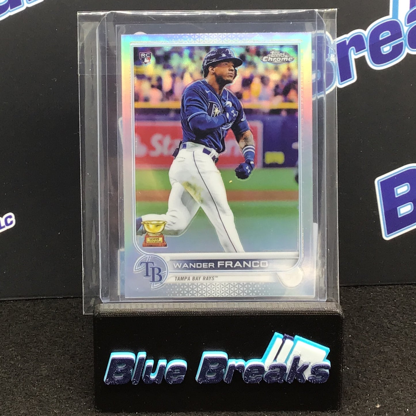 2022 Topps Chrome Refractor Wander Franco #35 Rays