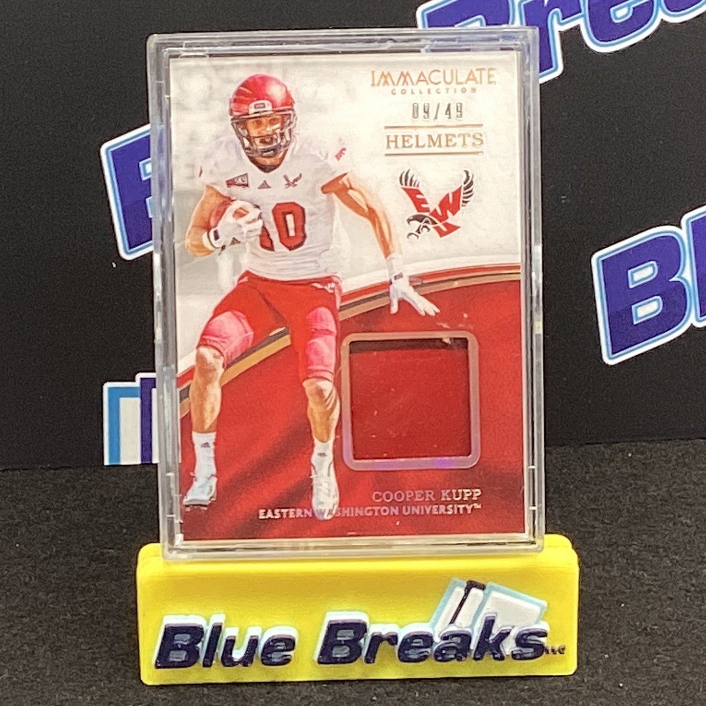 2017 Panini Immaculate Collection Collegiate helmets Cooper Kupp 09/49