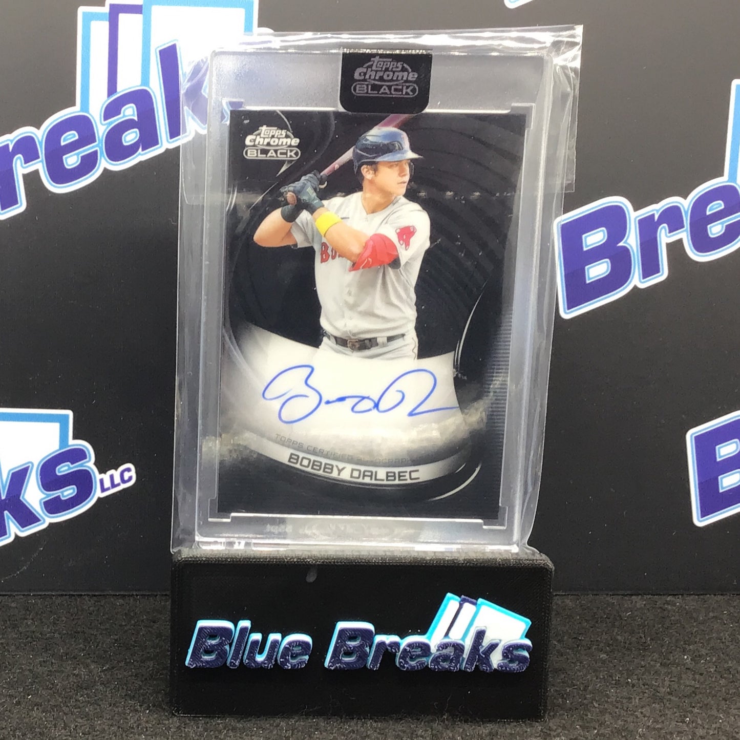 2022 Topps Chrome Black - Bobby Dalbec - Boston Red Sox - Auto - CBA-BD
