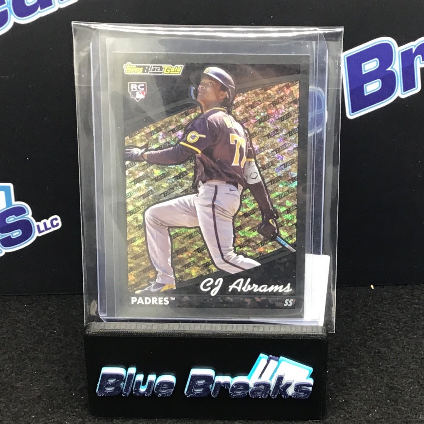 2022 Topps Black Gold CJ Abrams 026/299 RC #BG-13 Padres