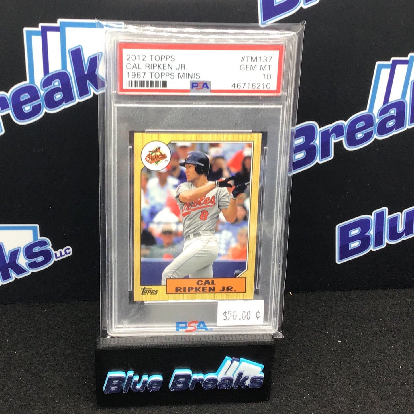 2012 Topps - Cal Ripken - 1987 Topps Minis - Baltimore Orioles - PSA 10 - TM137