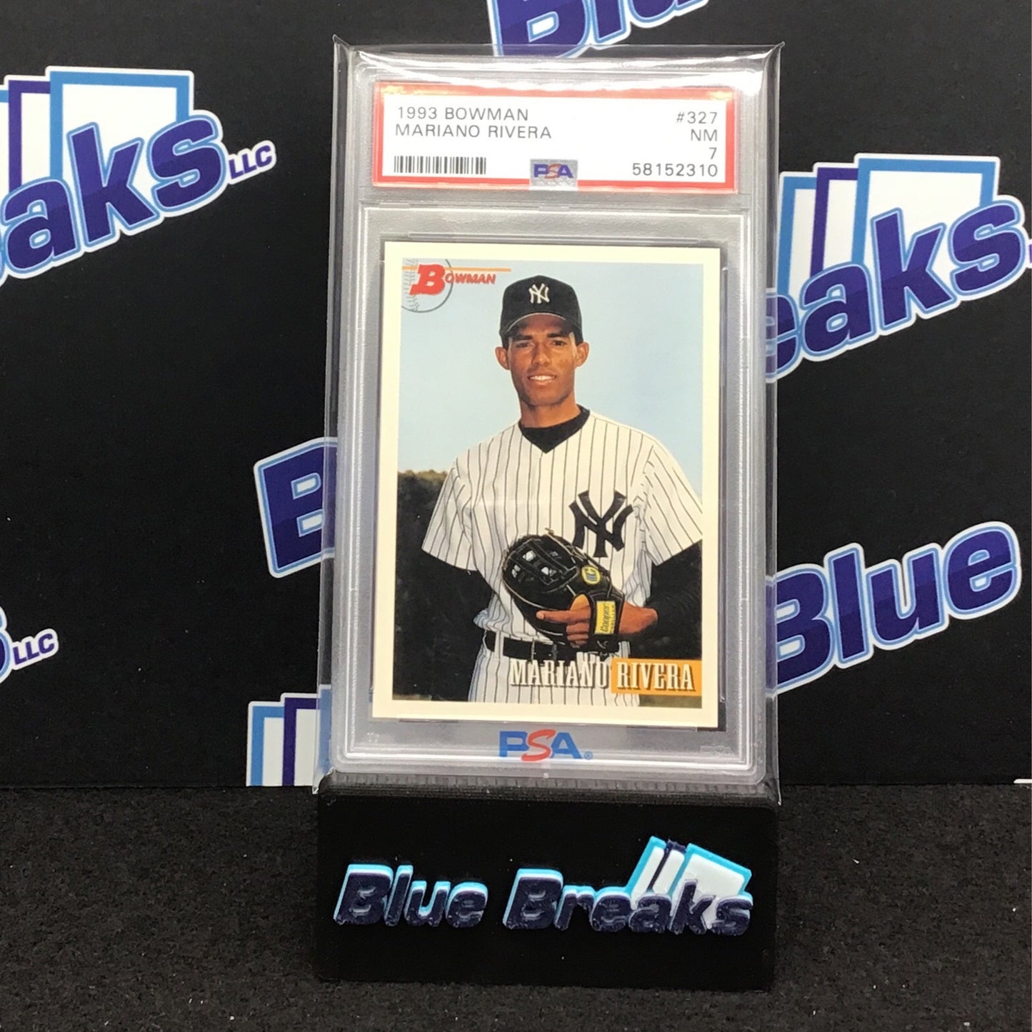 1993 Bowman Mariano Rivera #327 PSA 7 Yankees