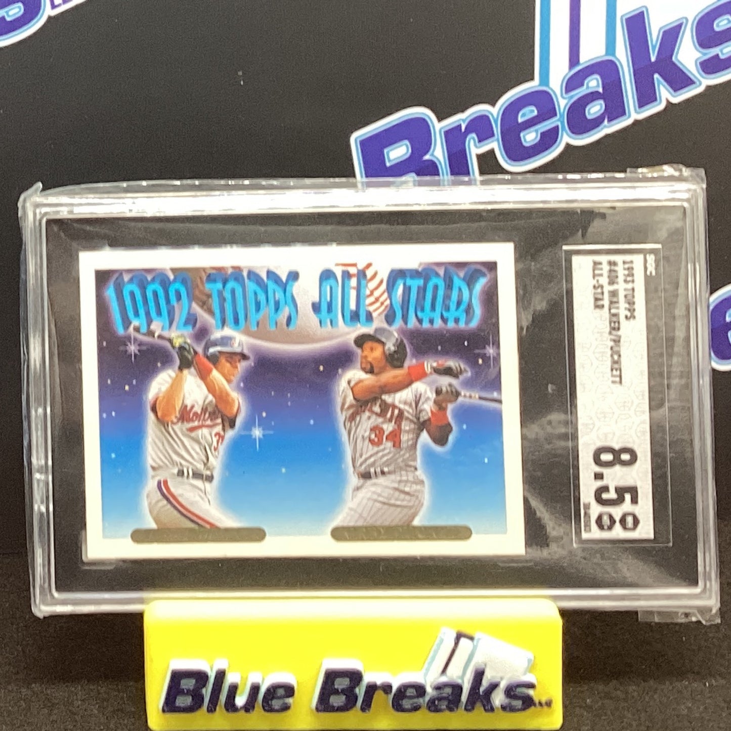 1993 Topps #406 - Walker & Puckett All Star SGC 8.5