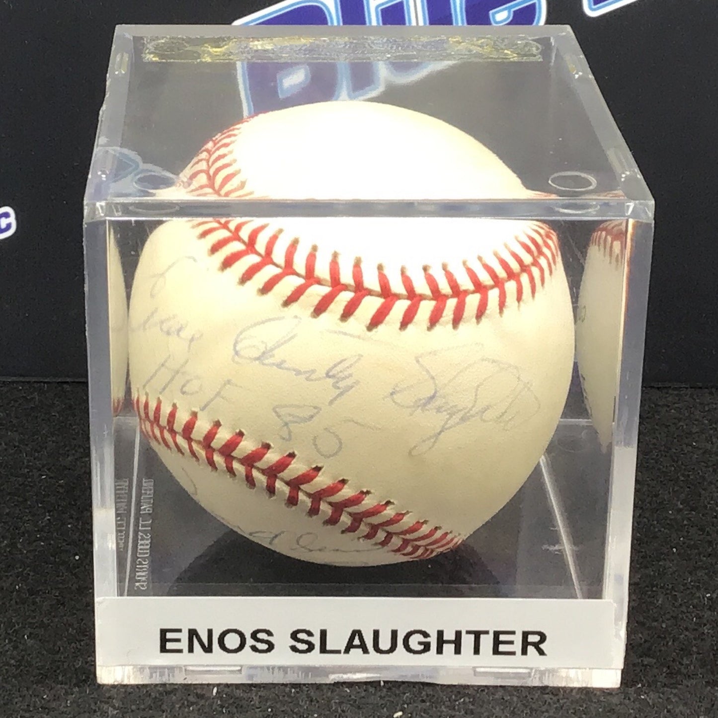 Enos Slaughter auto baseball