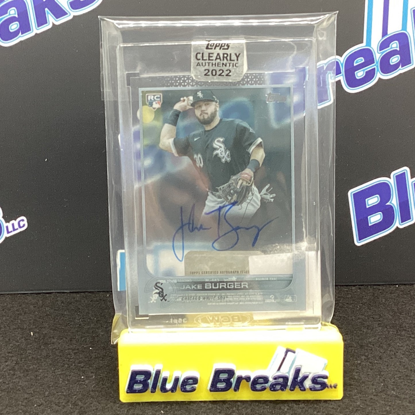 2022 Topps Clearly Authentic Jake Burger auto