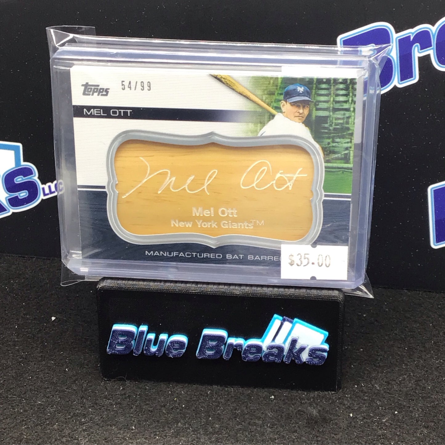 2010 Topps Update Mel Ott Bat Barrel 54/99 #MBB-175 Giants