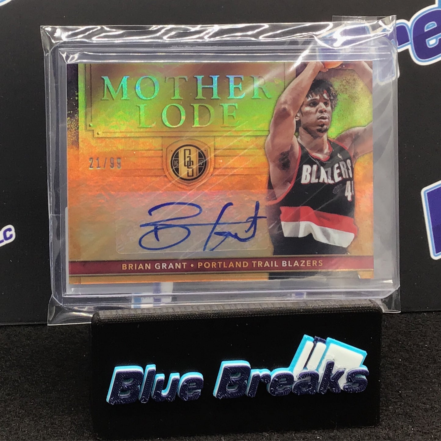 2016-17 Panini Gold Standard Mother Lode Brian Grant auto 21/99 #52 Blazers