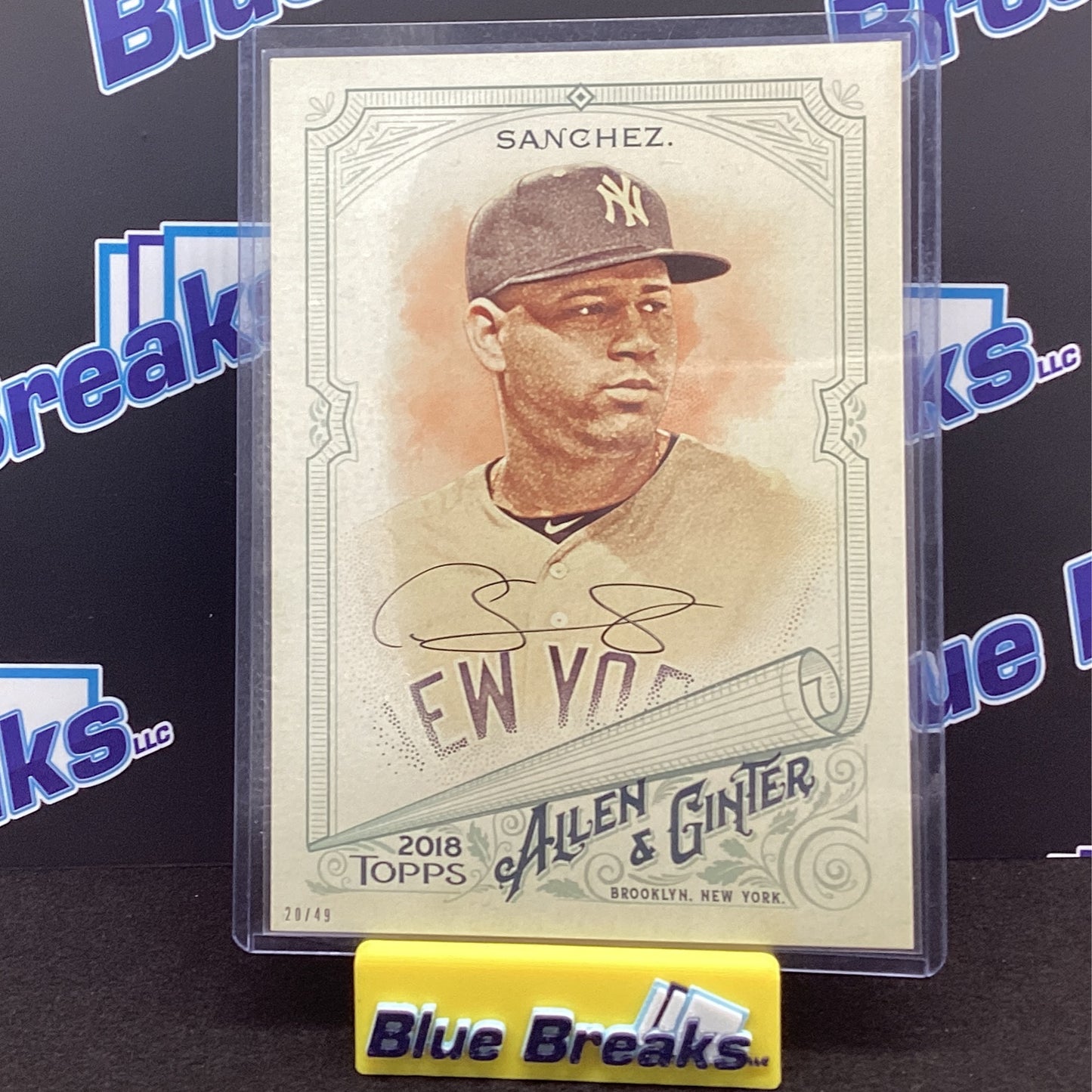 2018 Allen & Ginter Box Topper Gary Sanchez 20/49