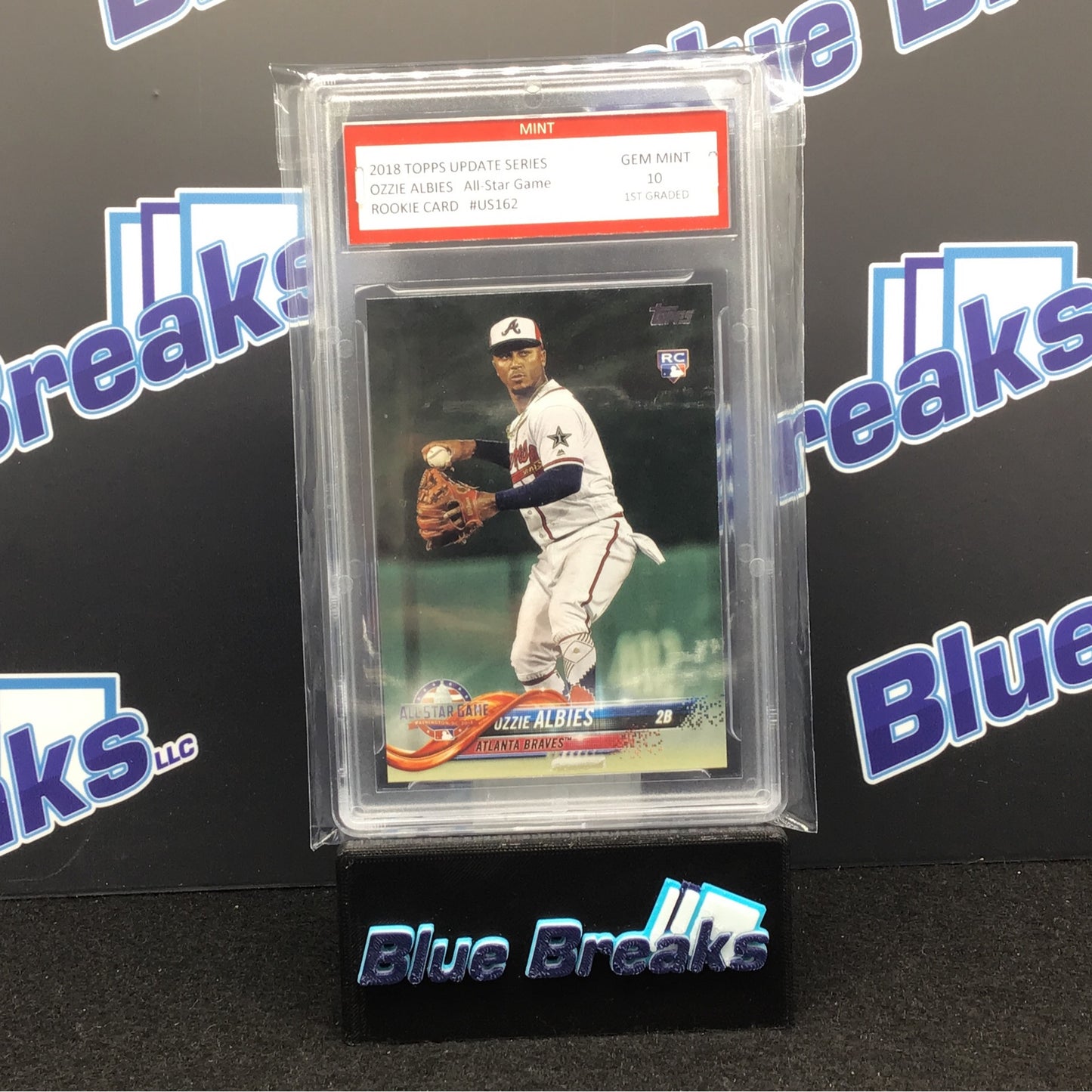 2018 Topps Update Series - Ozzie Albies - All star game - rookie card - #US162 - 1st Graded 10 - Atlanta Braves