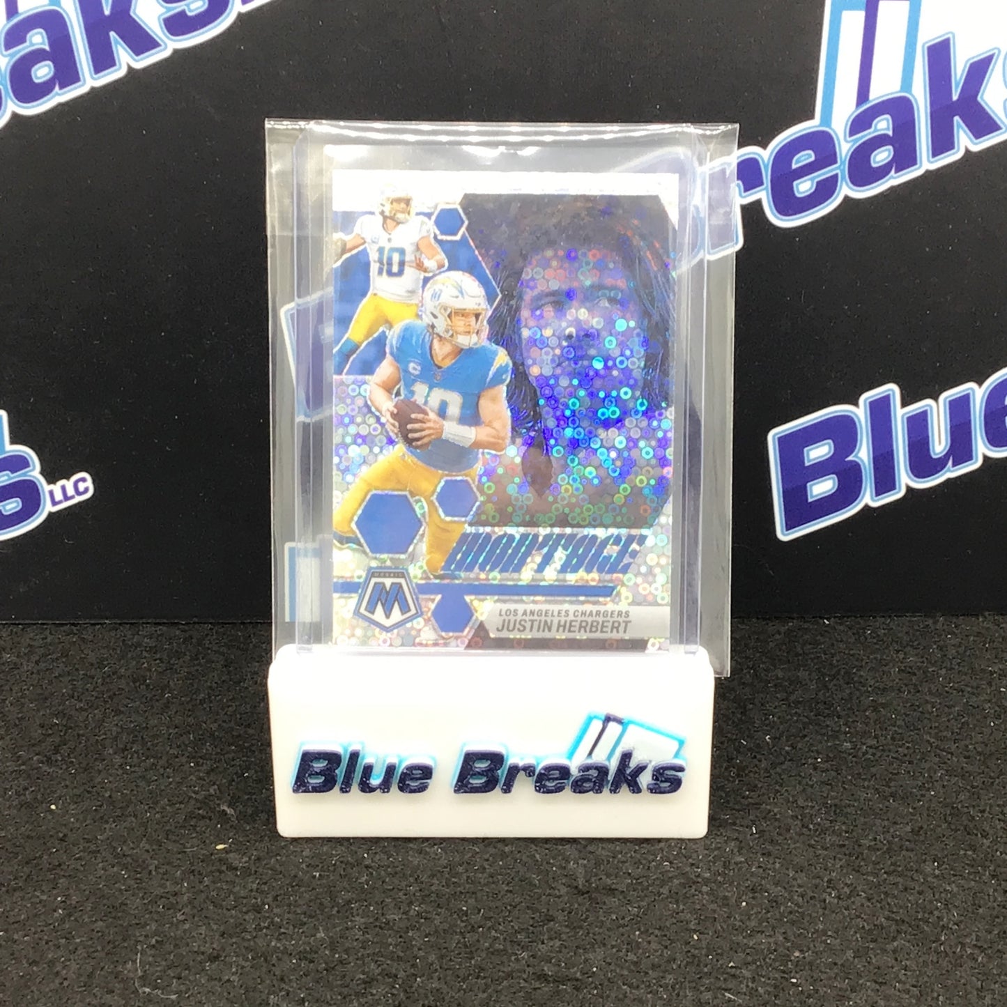 2023 Panini - Mosaic - Justin Herbert - Montage - Disco - Los Angeles Chargers