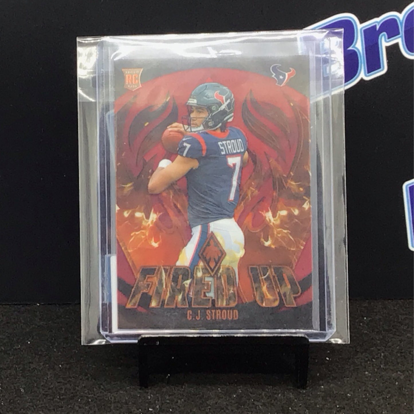 2023 Panini Phoenix Fired Up CJ Stroud 157/199 RC #FU-2 Texans