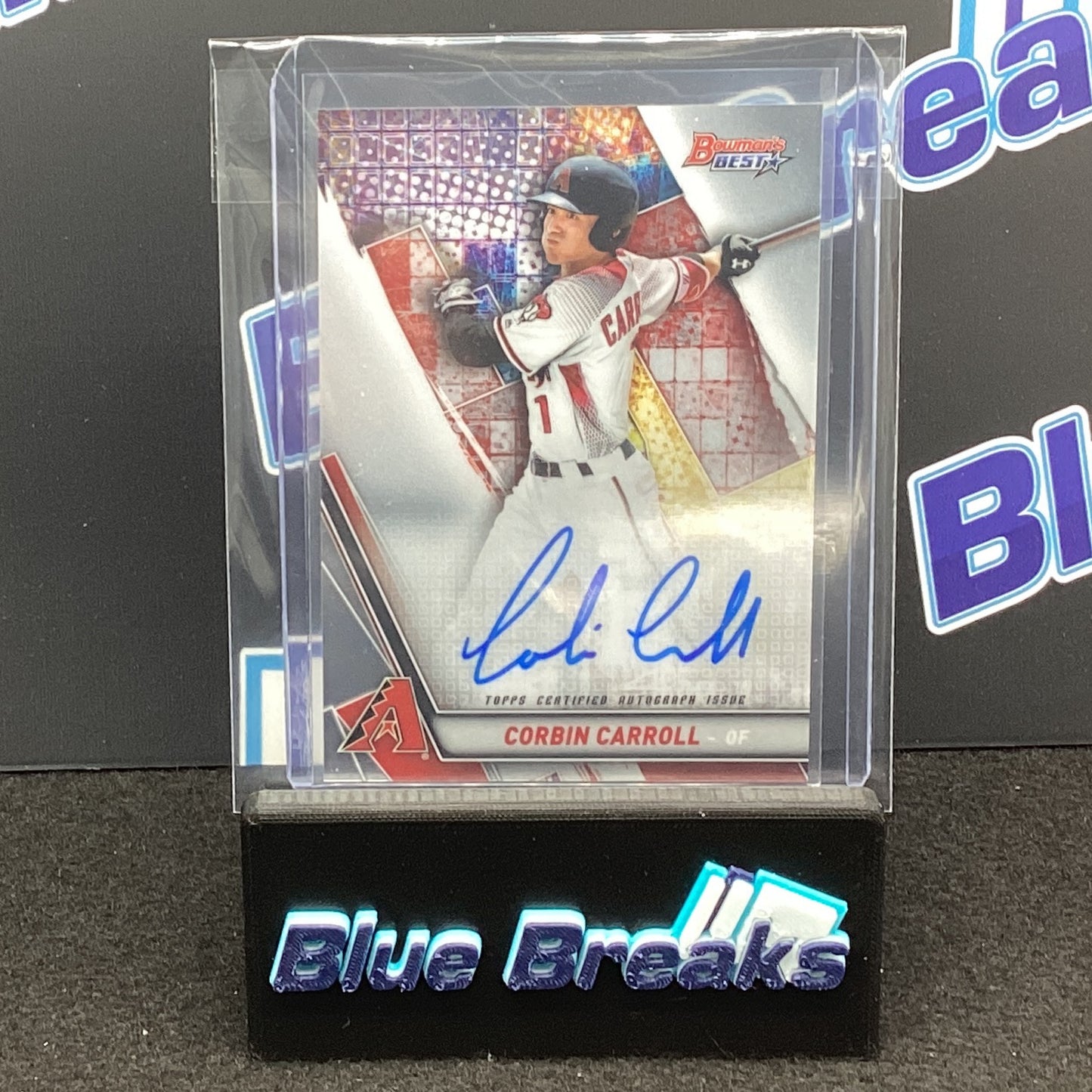 2019 Bowman's Best Corbin Carroll auto #B19-CC Diamondbacks