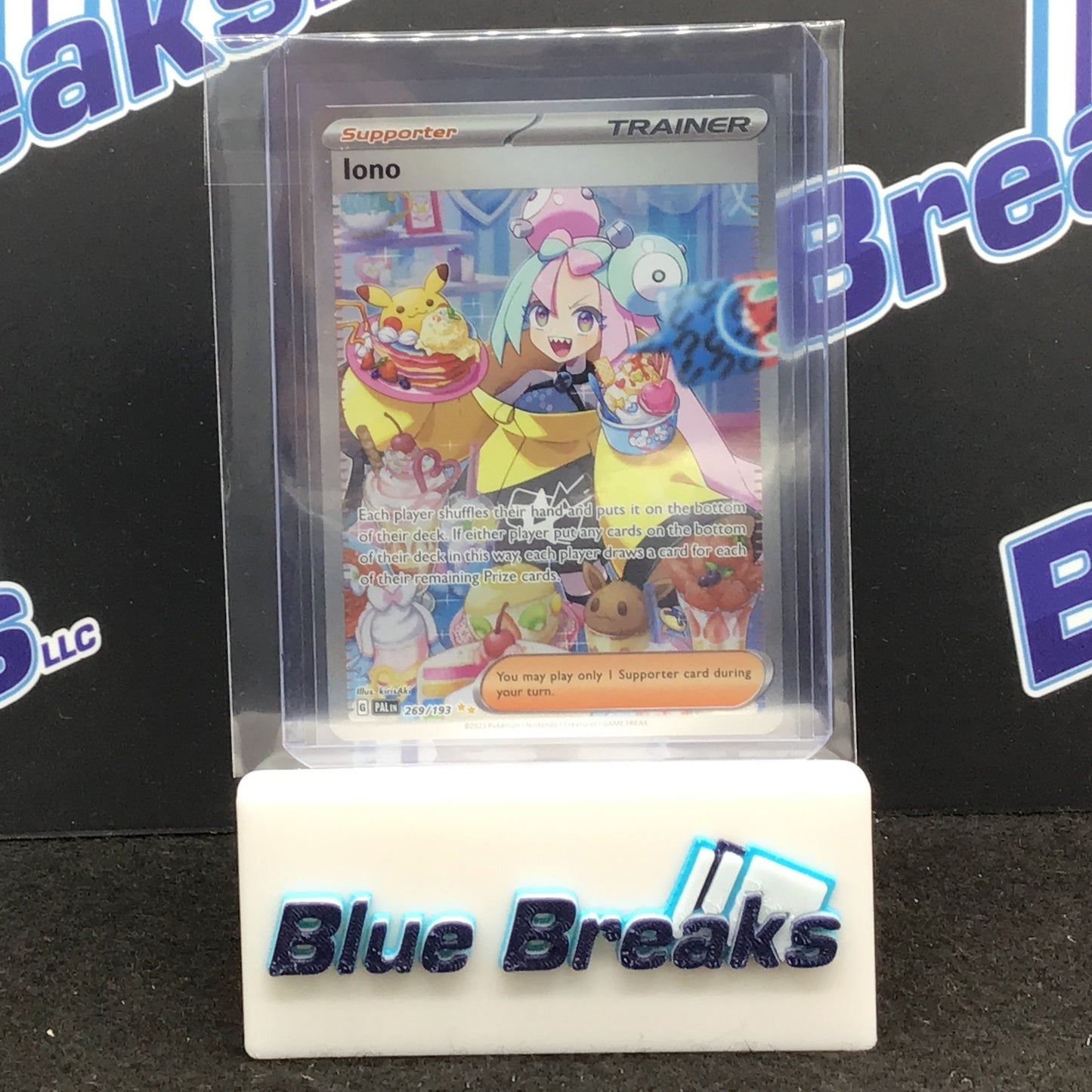 Pokémon Iono 269/193 Special Illustration Rare Paldea Evolved FA Trainer