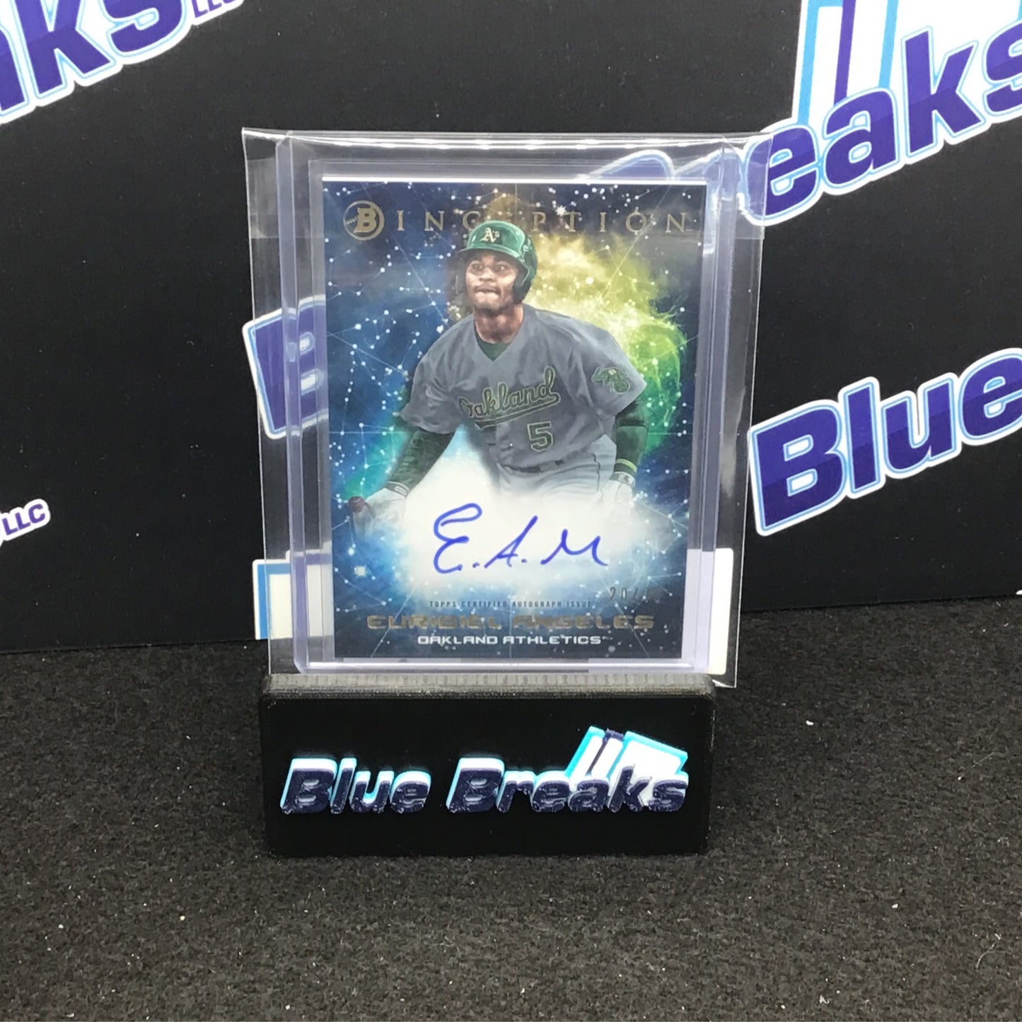 2022 Bowman Inception Primordial Prospects Euribiel Angeles auto 20/75 #PPA-EA Athletics