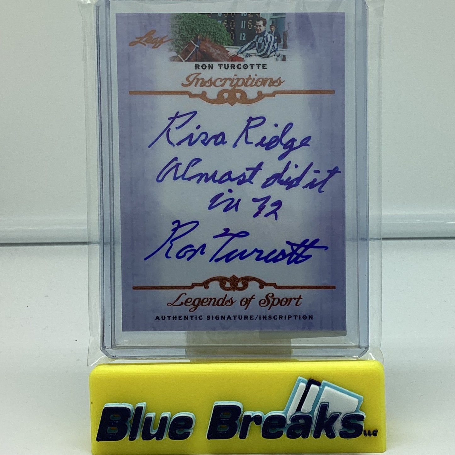 2012 Leaf legends of Sport - Ron Turcotte