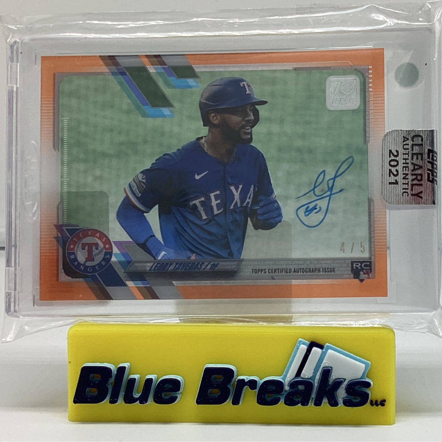 2021 Clearly Authentic Leody Taveras 4/5