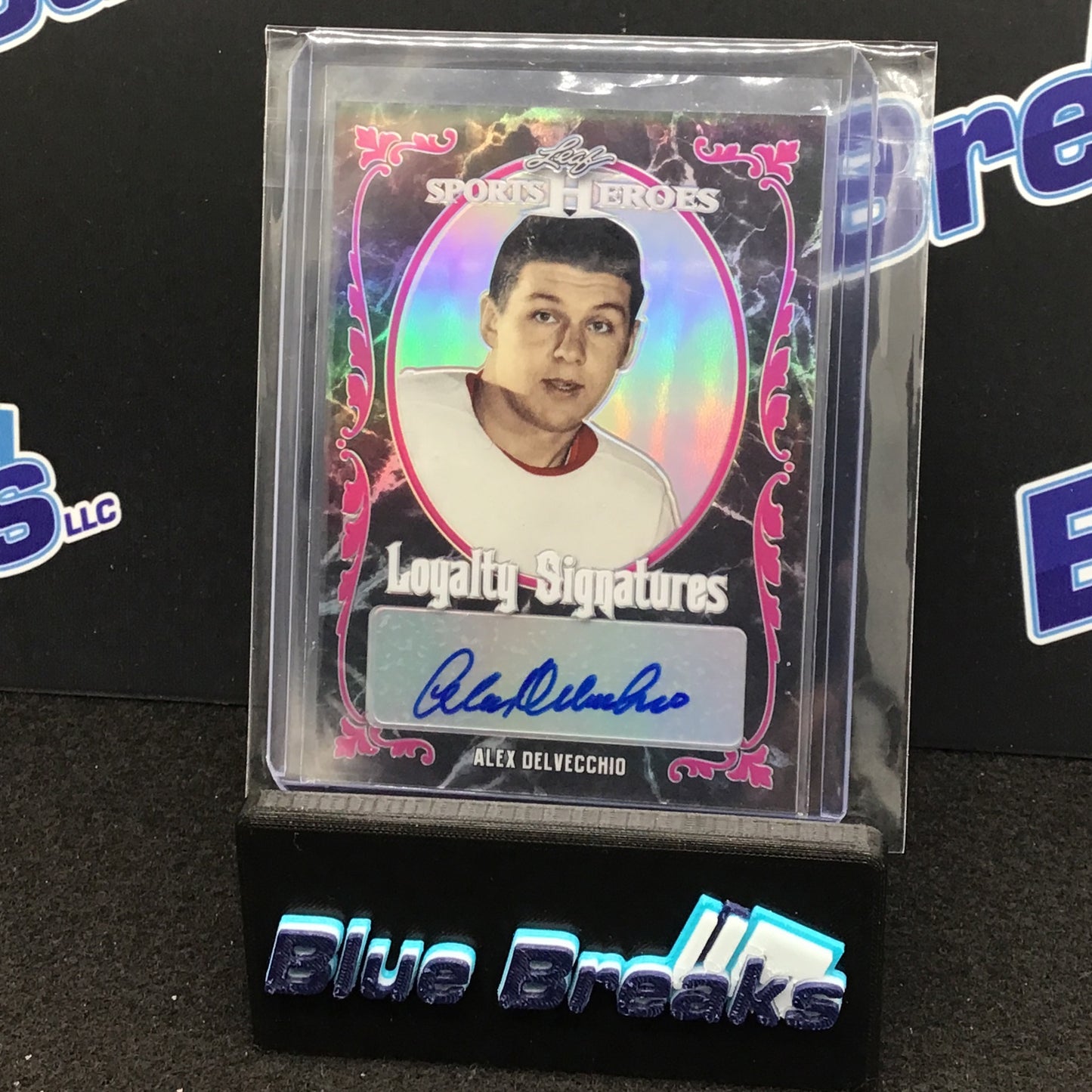 2017 Leaf Sports Heroes - Loyalty Signatures - Alex Delvecchio - 2/4