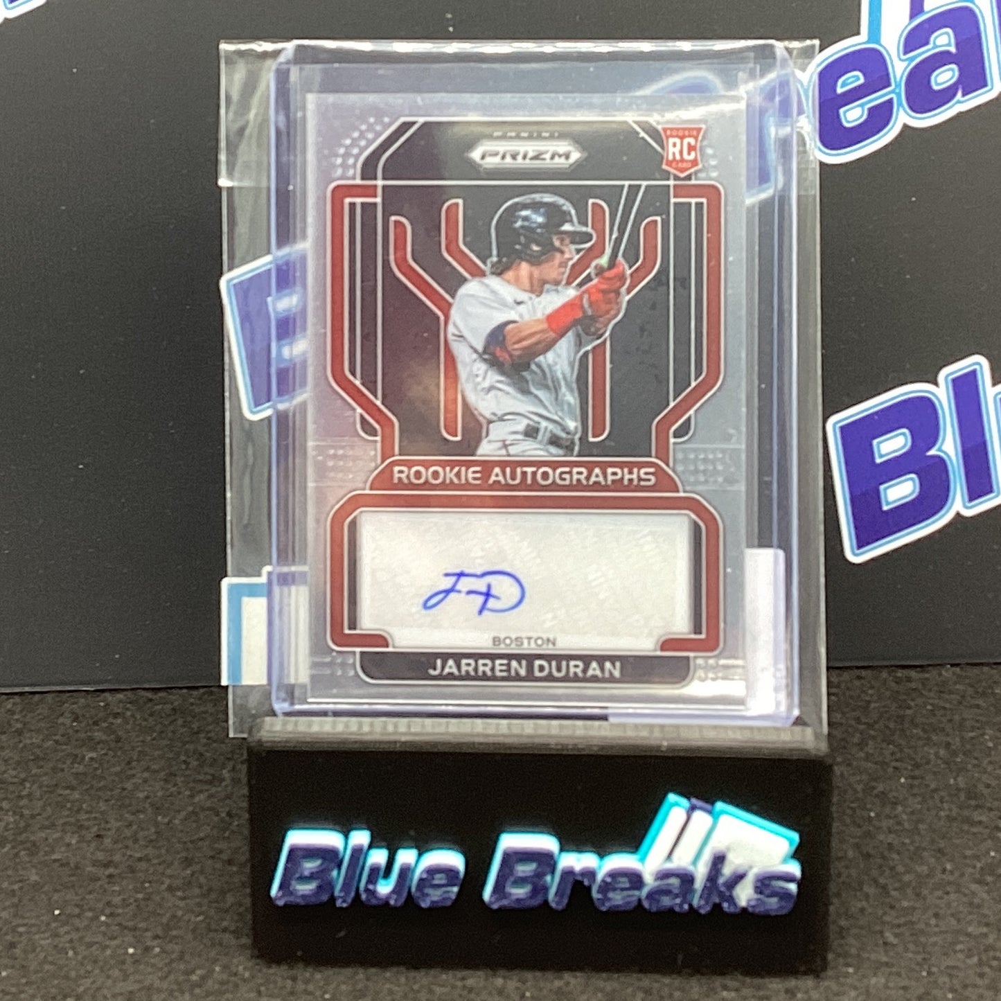 2022 Panini Prizm Jarren Duran auto RC #RA-JD Red Sox