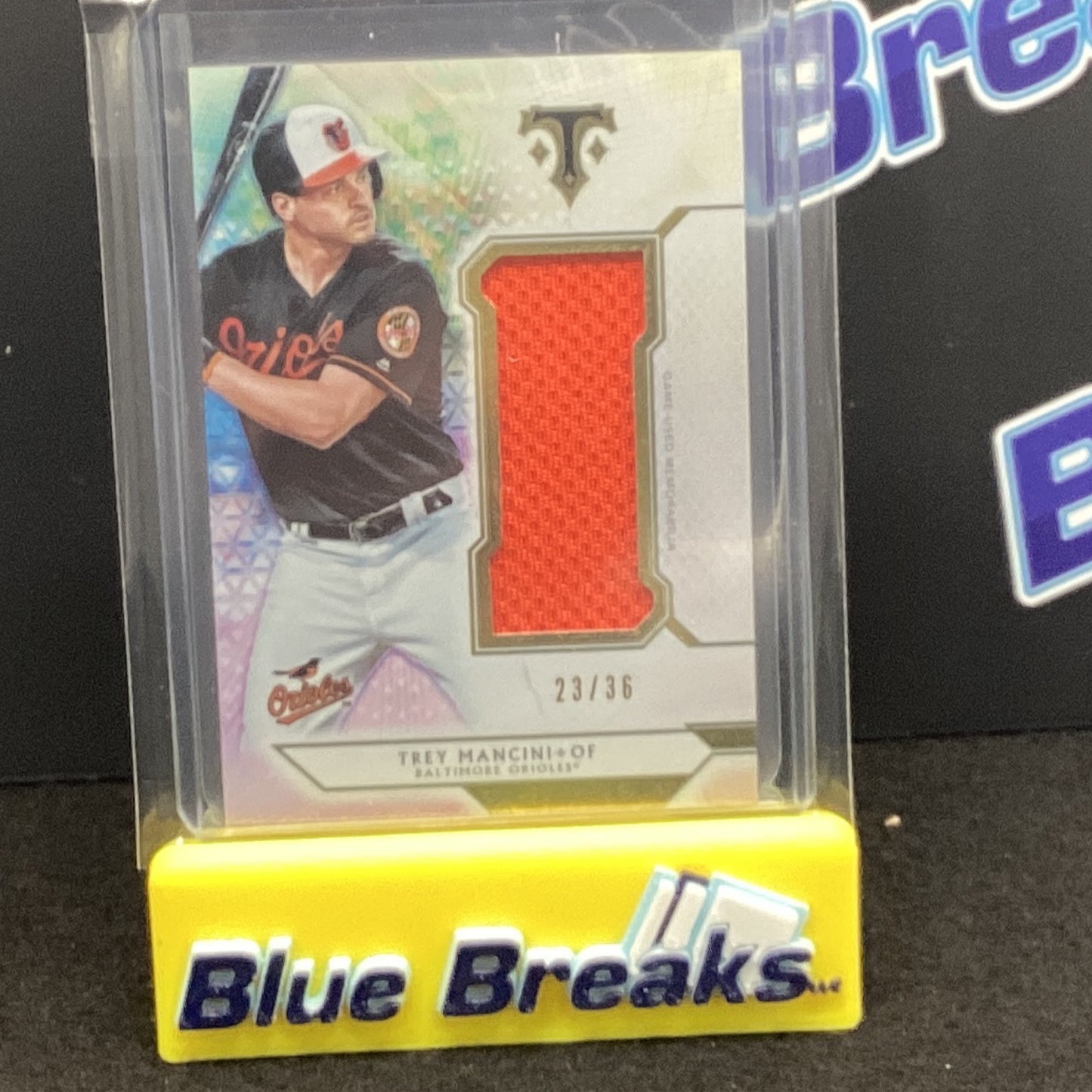 2018 Topps Triple Threads - Trey Mancini - SJR-TM3 - 23/36 - Baltimore Orioles